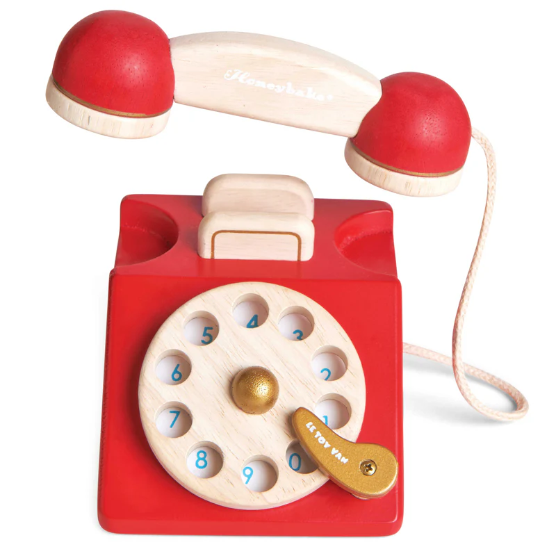 Vintage Wooden Phone - Image 4