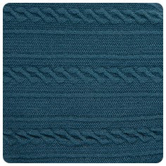 Ayla Wide Bow Headband - Ocean - Image 3
