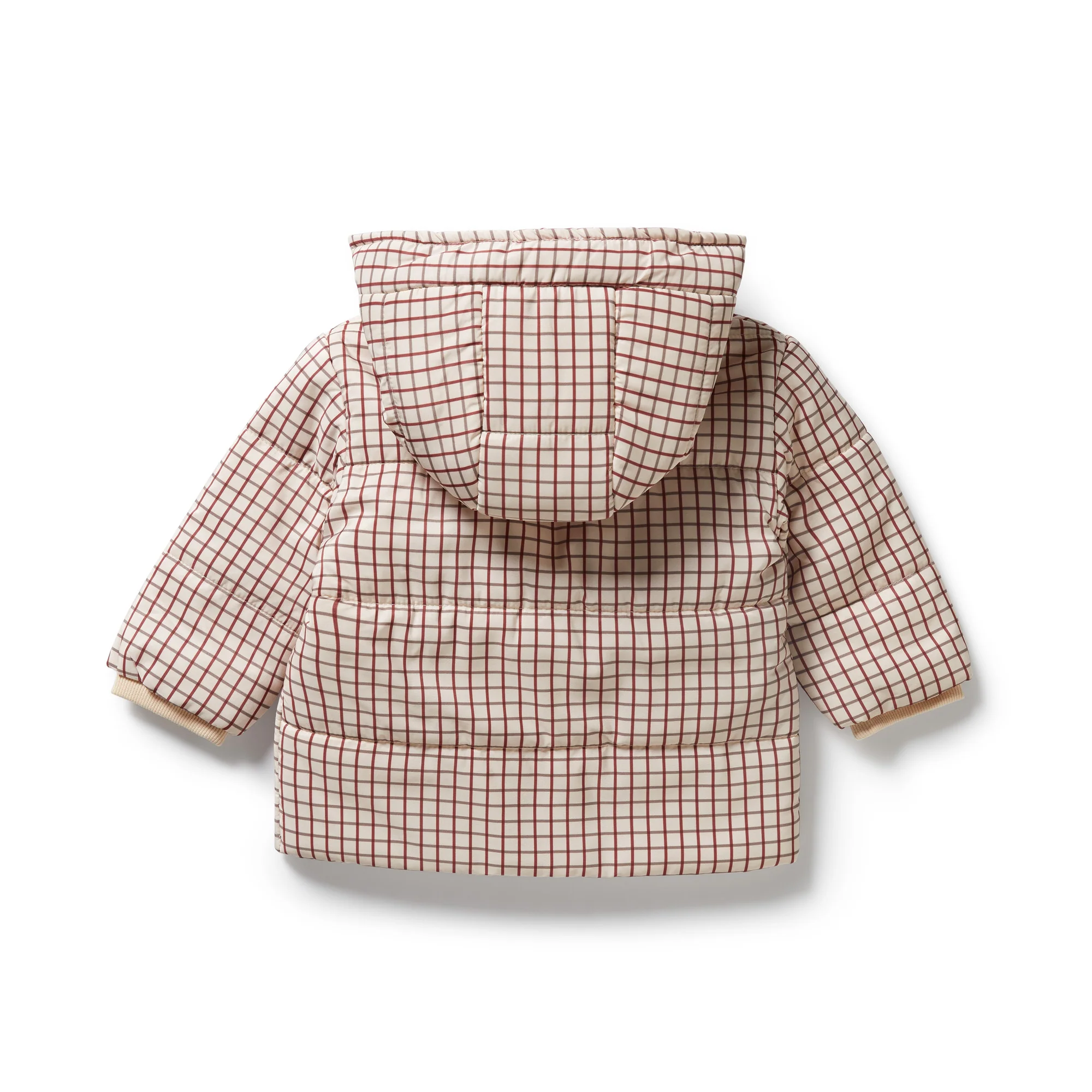 Wilson & Frenchy - Amber Check Puffer Jacket - Image 4