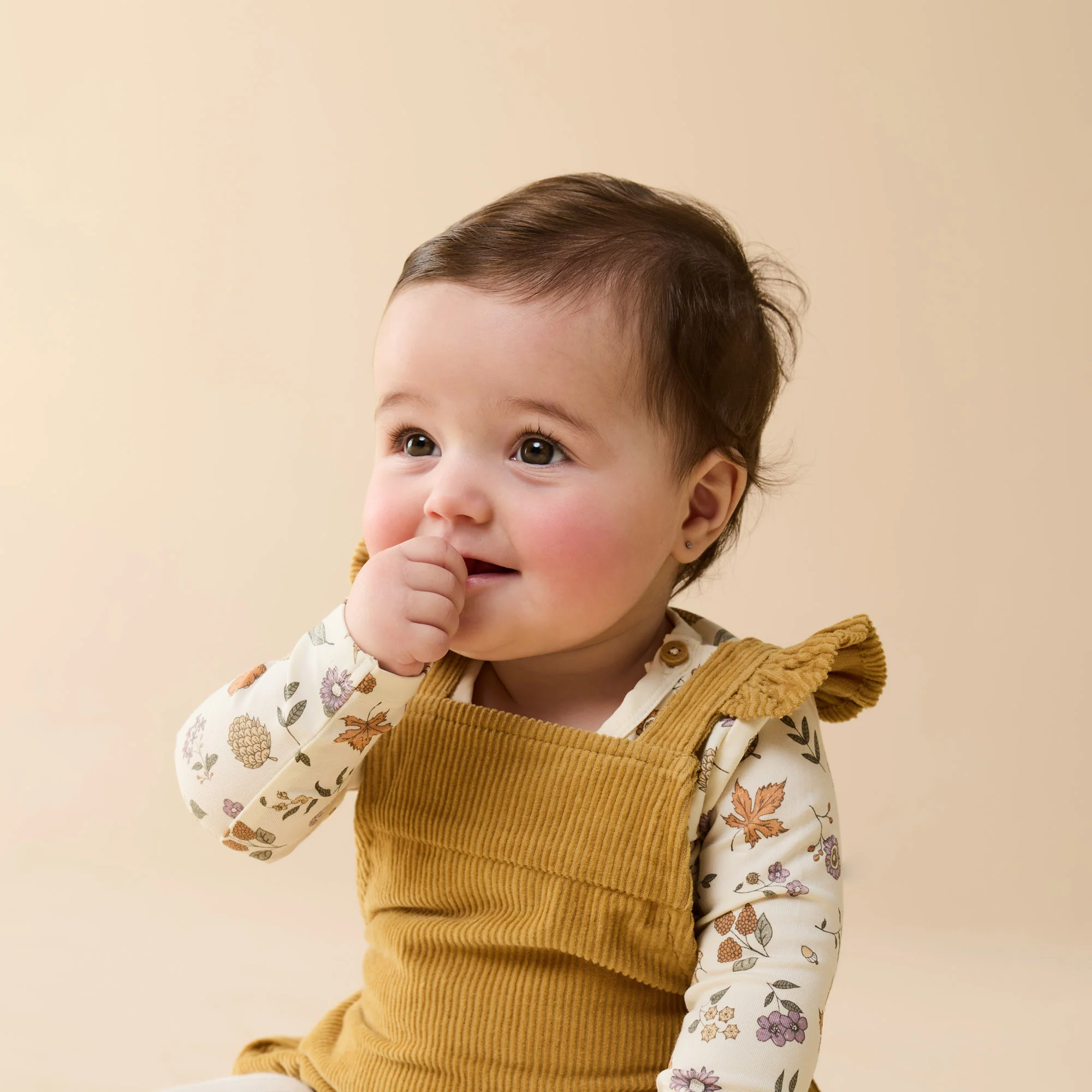 Amber Glow Organic Cord Bodysuit - Image 2