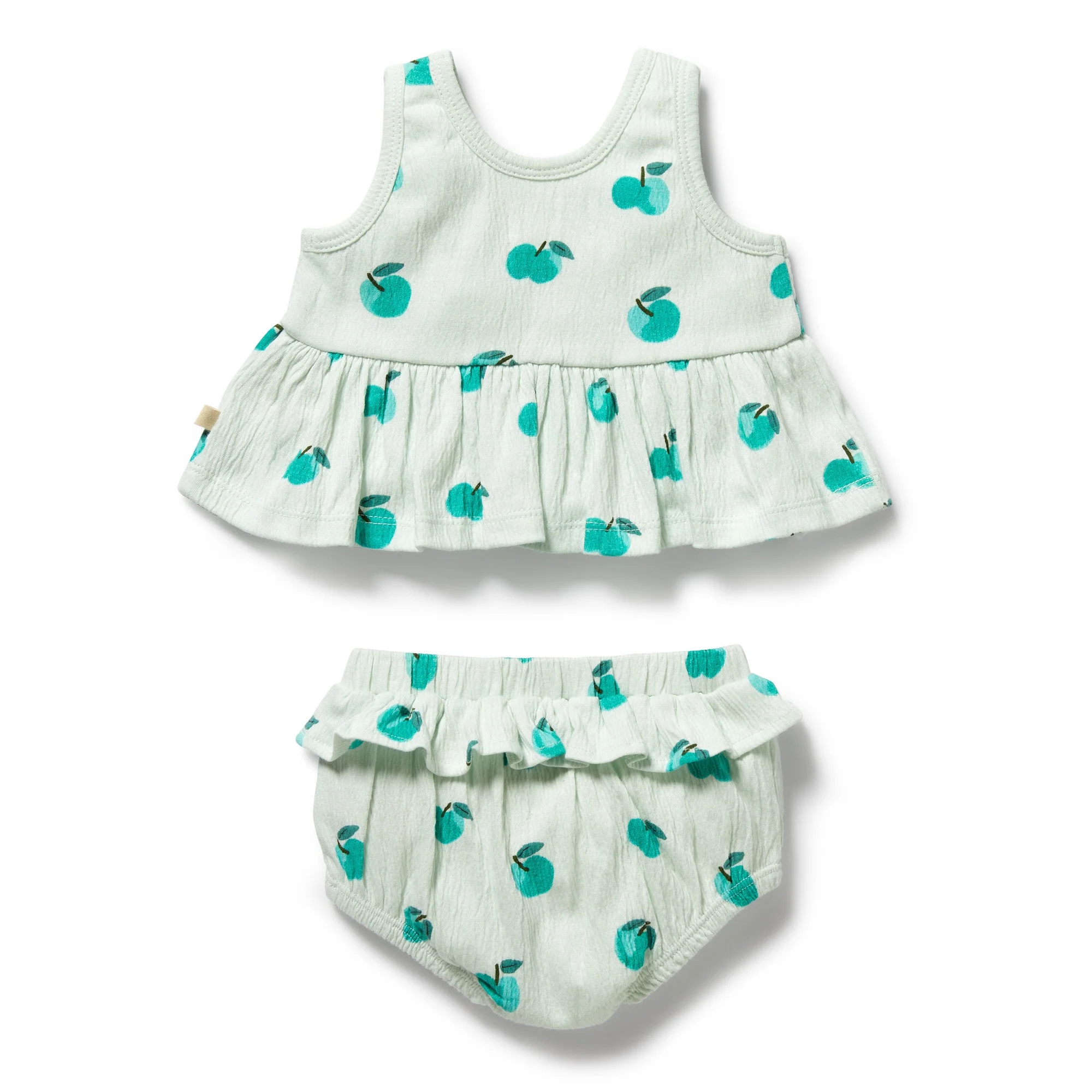 Organic Ruffle Set - Apple Papple - Image 4