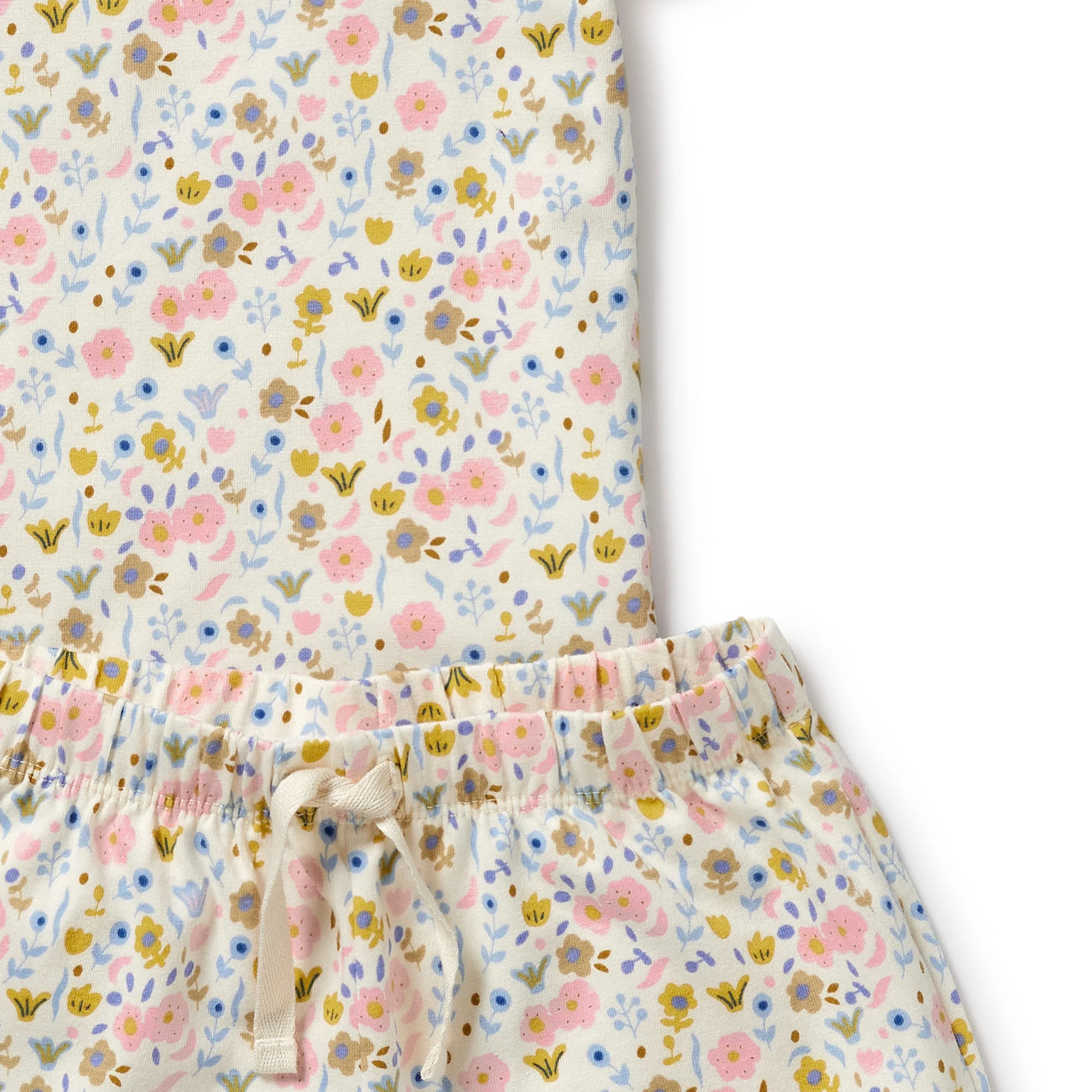 Ava Floral Organic Short Sleeved Pyjamas - Image 3