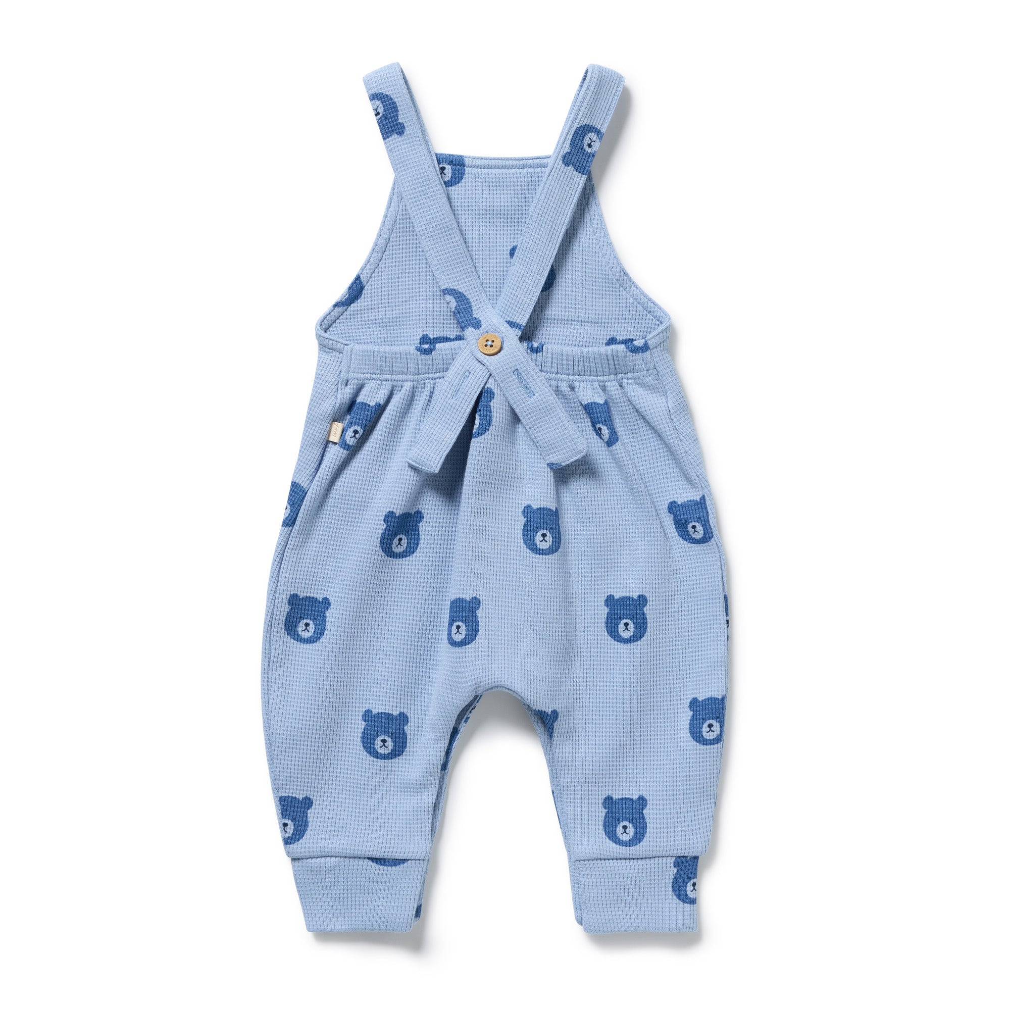 Bear Hugs Organic Waffle Overall - Image 5