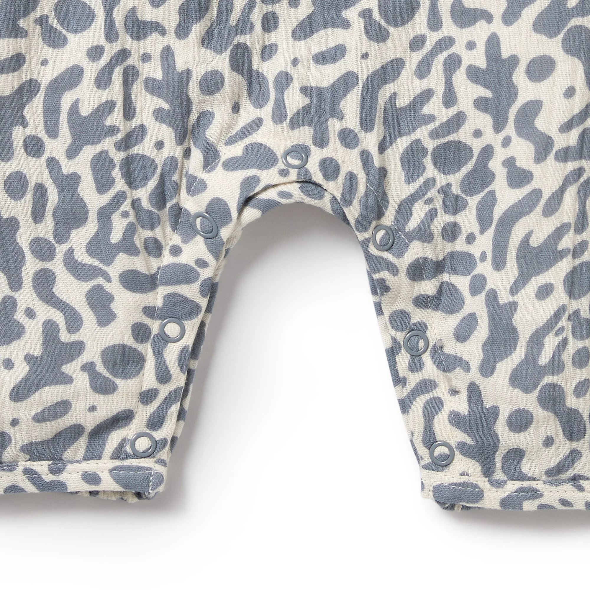 Wilson and Frenchy Blue Coral Organic Crinkle Growsuit - Image 4