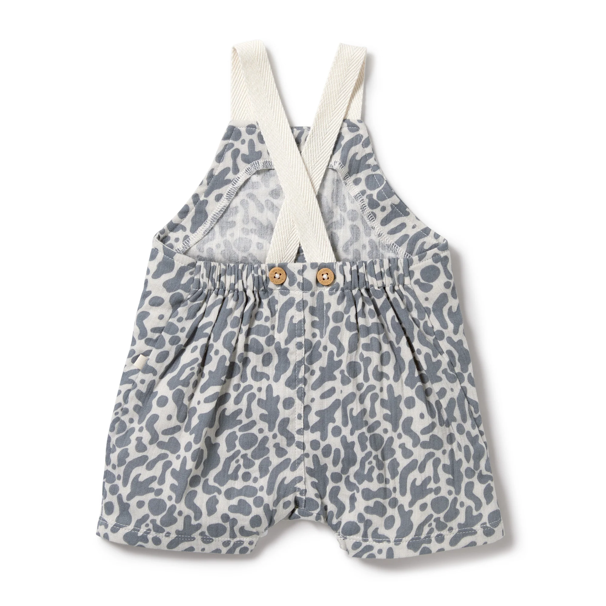Wilson and Frenchy Blue Coral Organic Crinkle Overall - Image 2