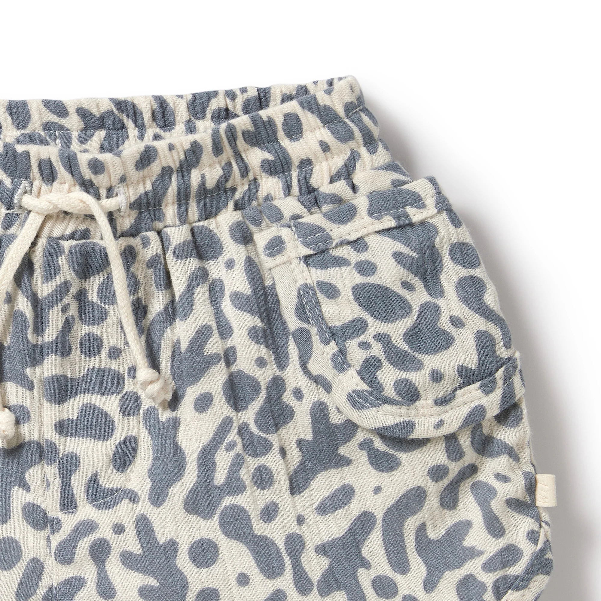 Wilson and Frenchy Blue Coral Organic Crinkle Short - Image 3