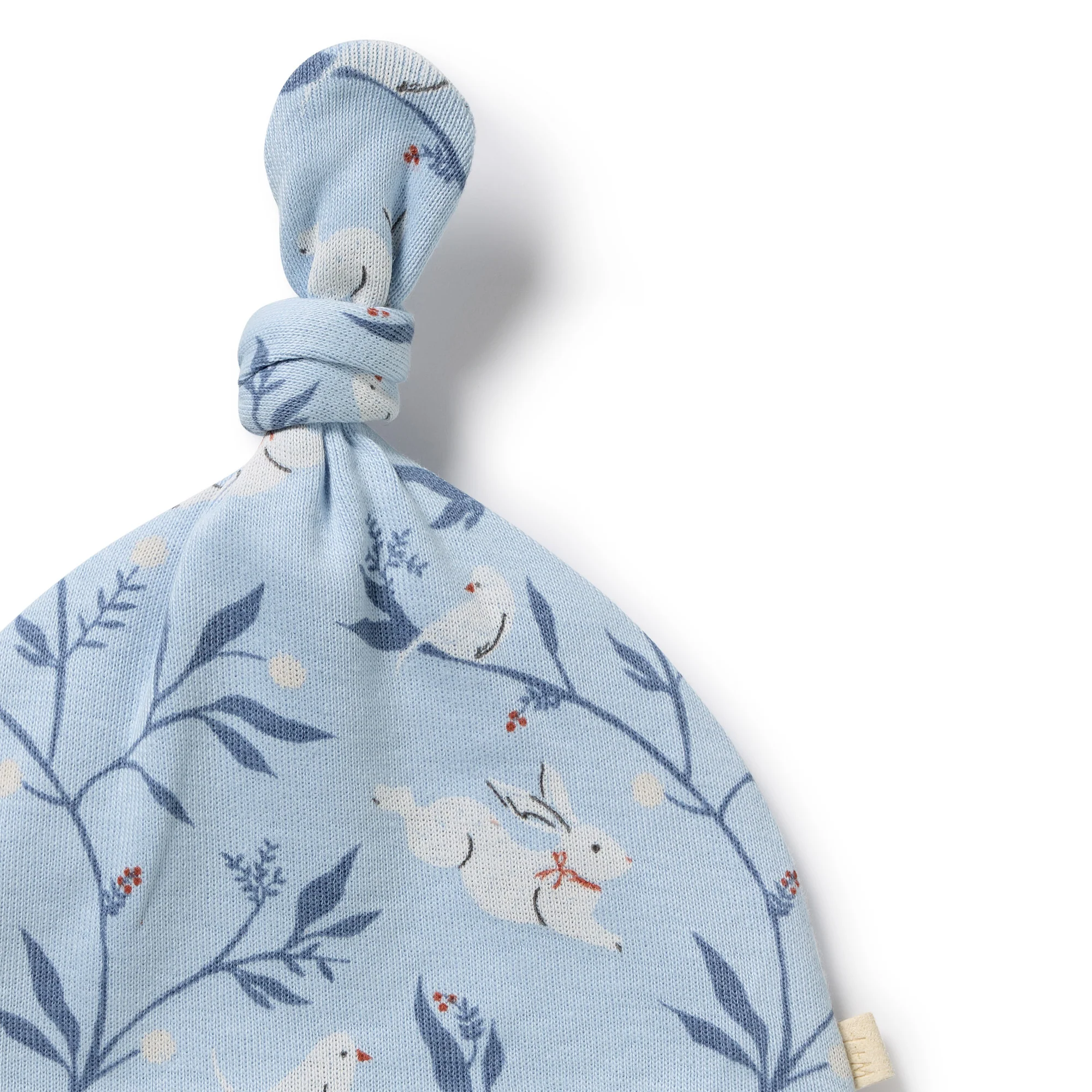 Bunny Whistle Organic Knot Hat - Image 4