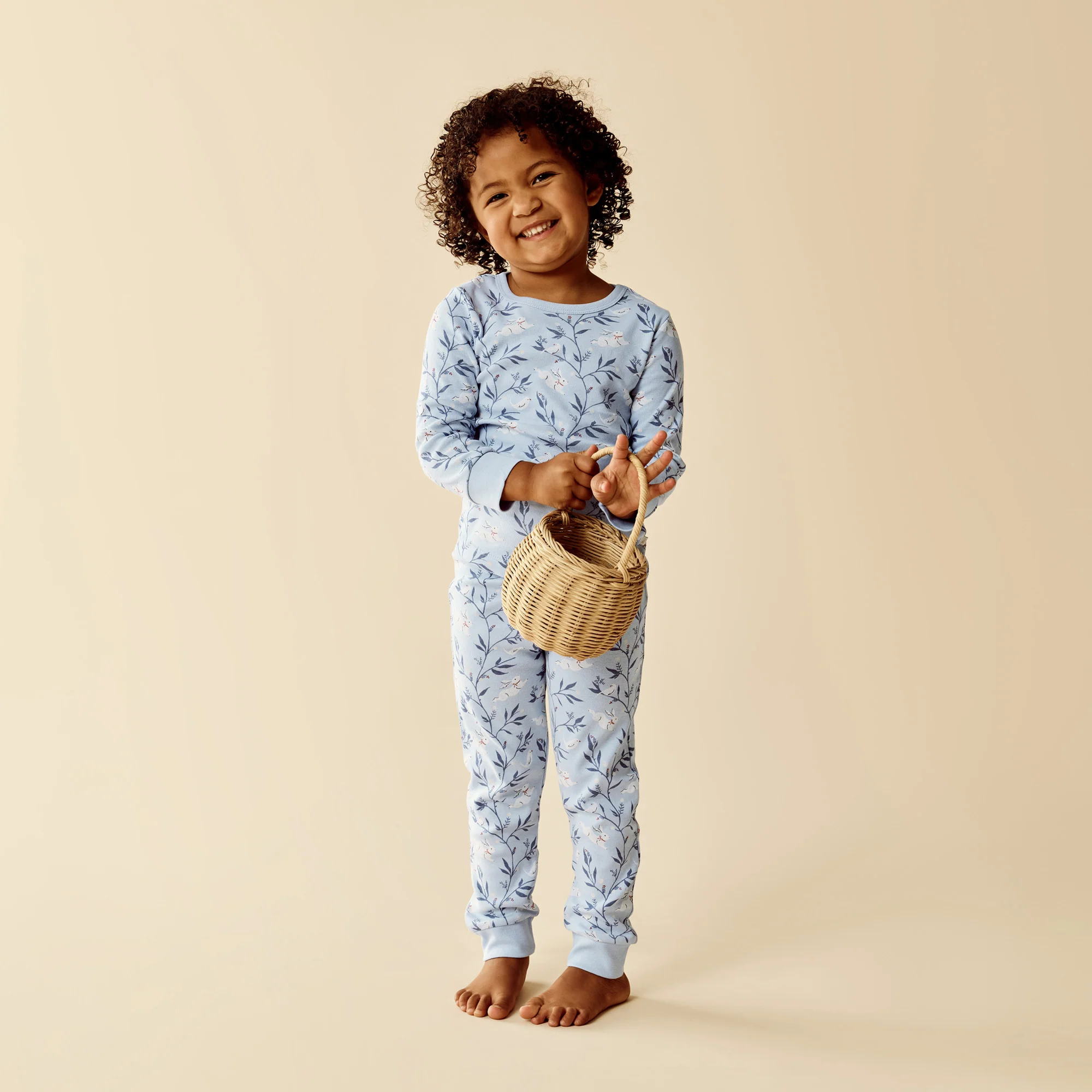 Bunny Whistle Organic Long Sleeved Pyjamas - Image 2