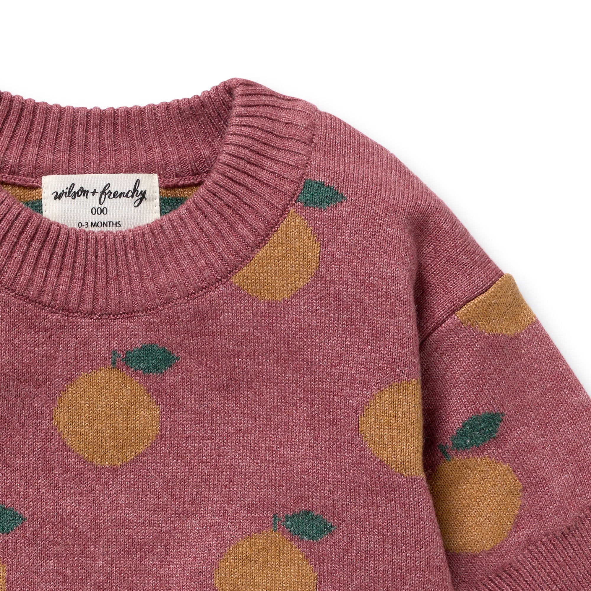 Clementine Organic Knitted Jacquard Jumper - Image 6