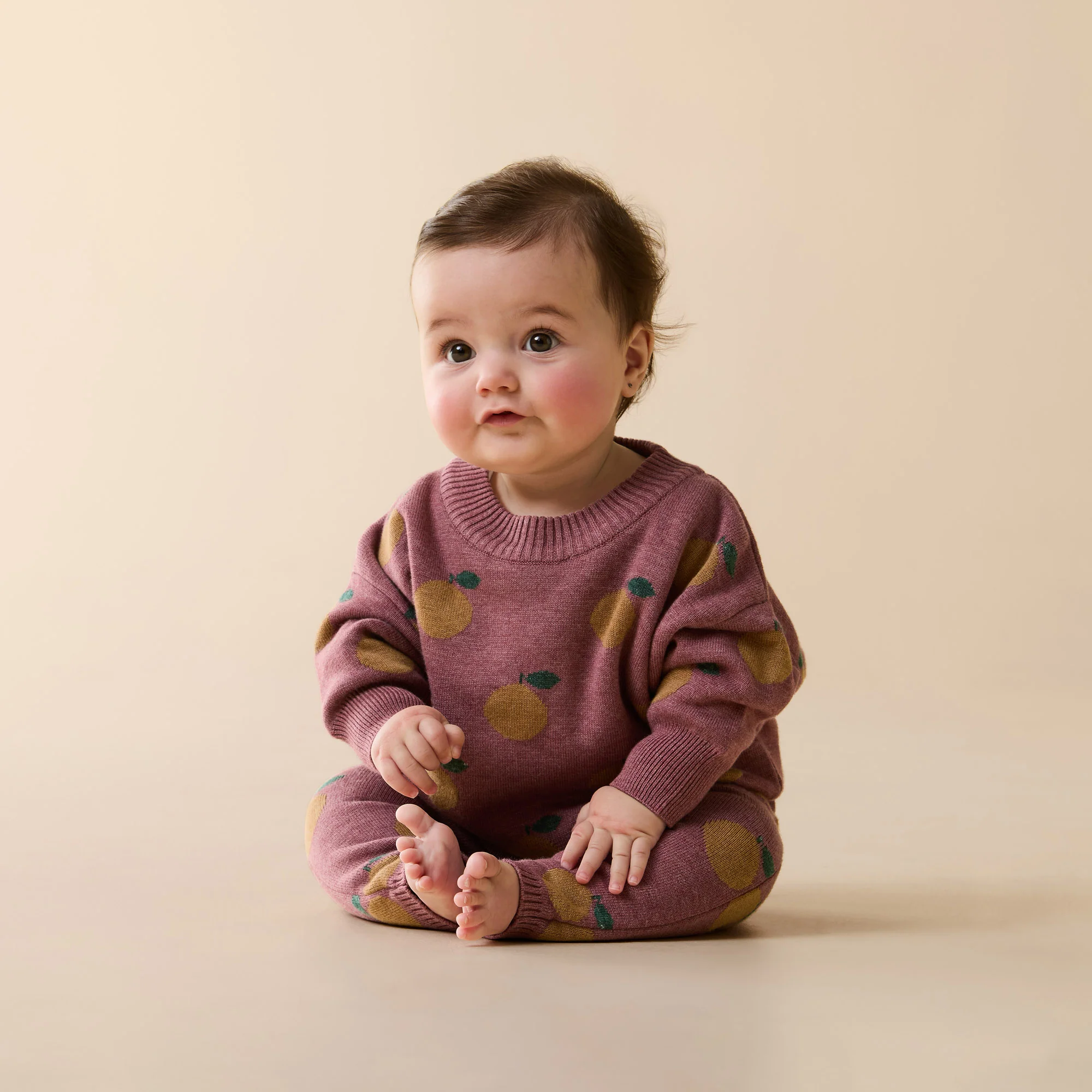 Clementine Organic Knitted Jacquard Legging - Image 2