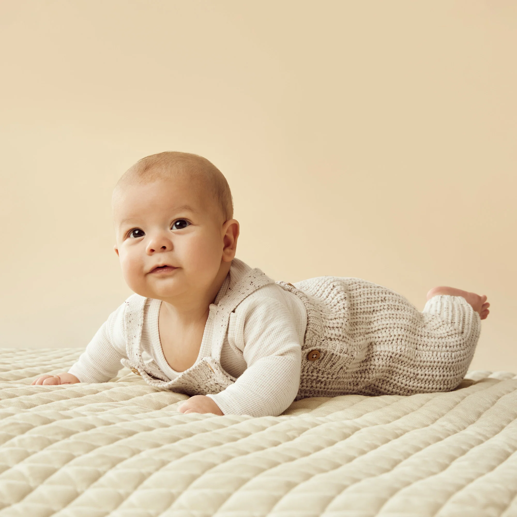 Wilson & Frenchy - Cookie and Cream Organic Knitted Overall - Image 2
