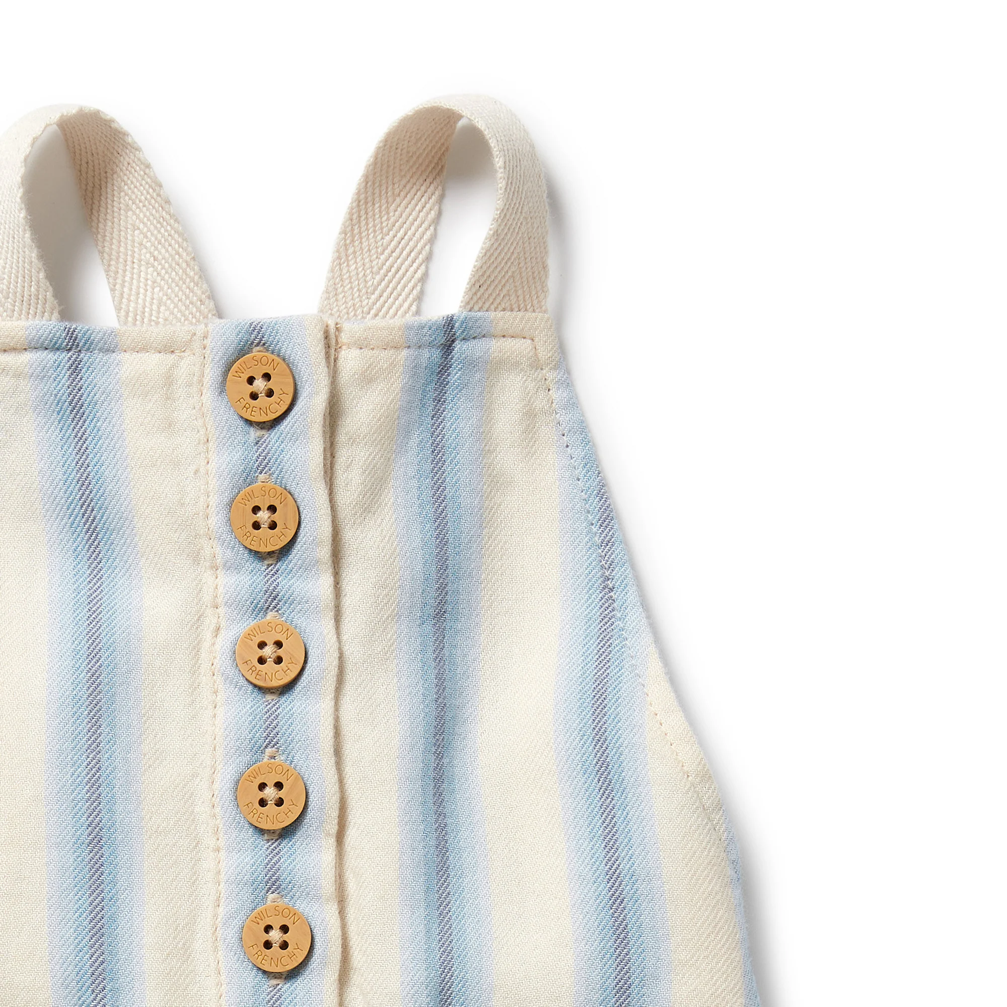 Organic Overall - Deep Blue Stripe - Image 2