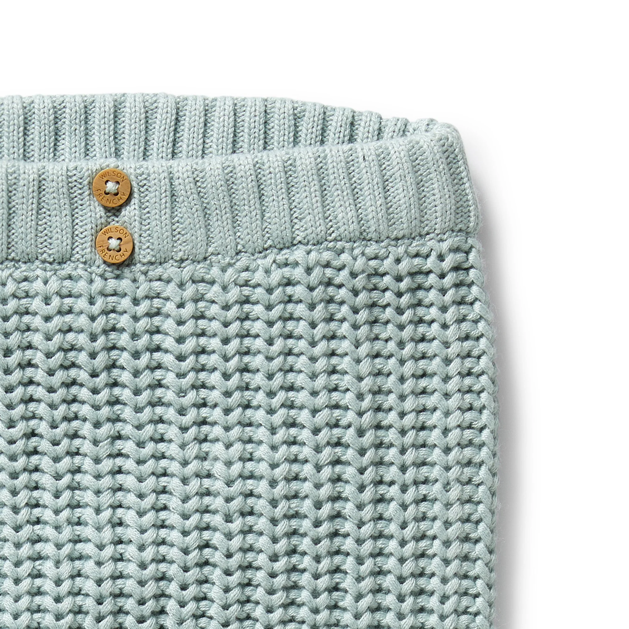 Wilson & Frenchy - Duck Egg Organic Knitted Legging - Image 2
