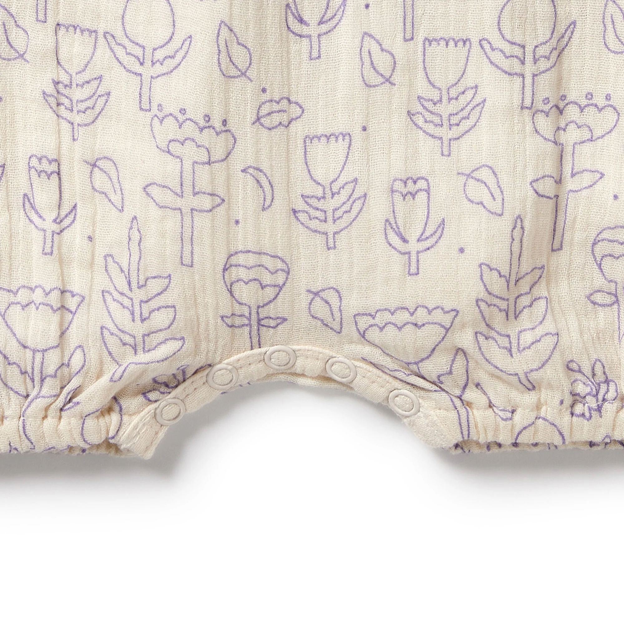 Wilson and Frenchy Flow Organic Crinkle Tie Playsuit - Image 4