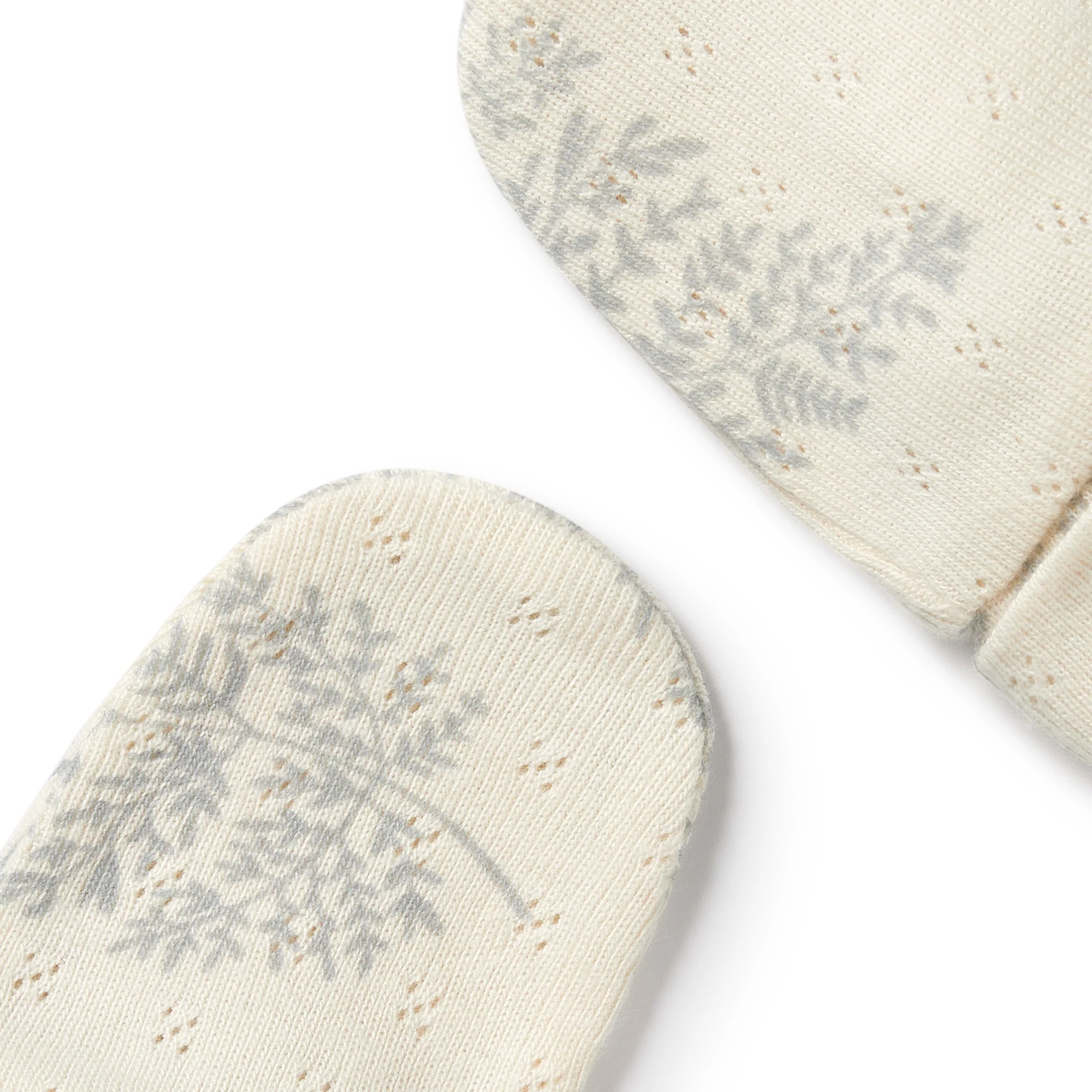 Forever Ferns Organic Pointelle Mittens - Image 3