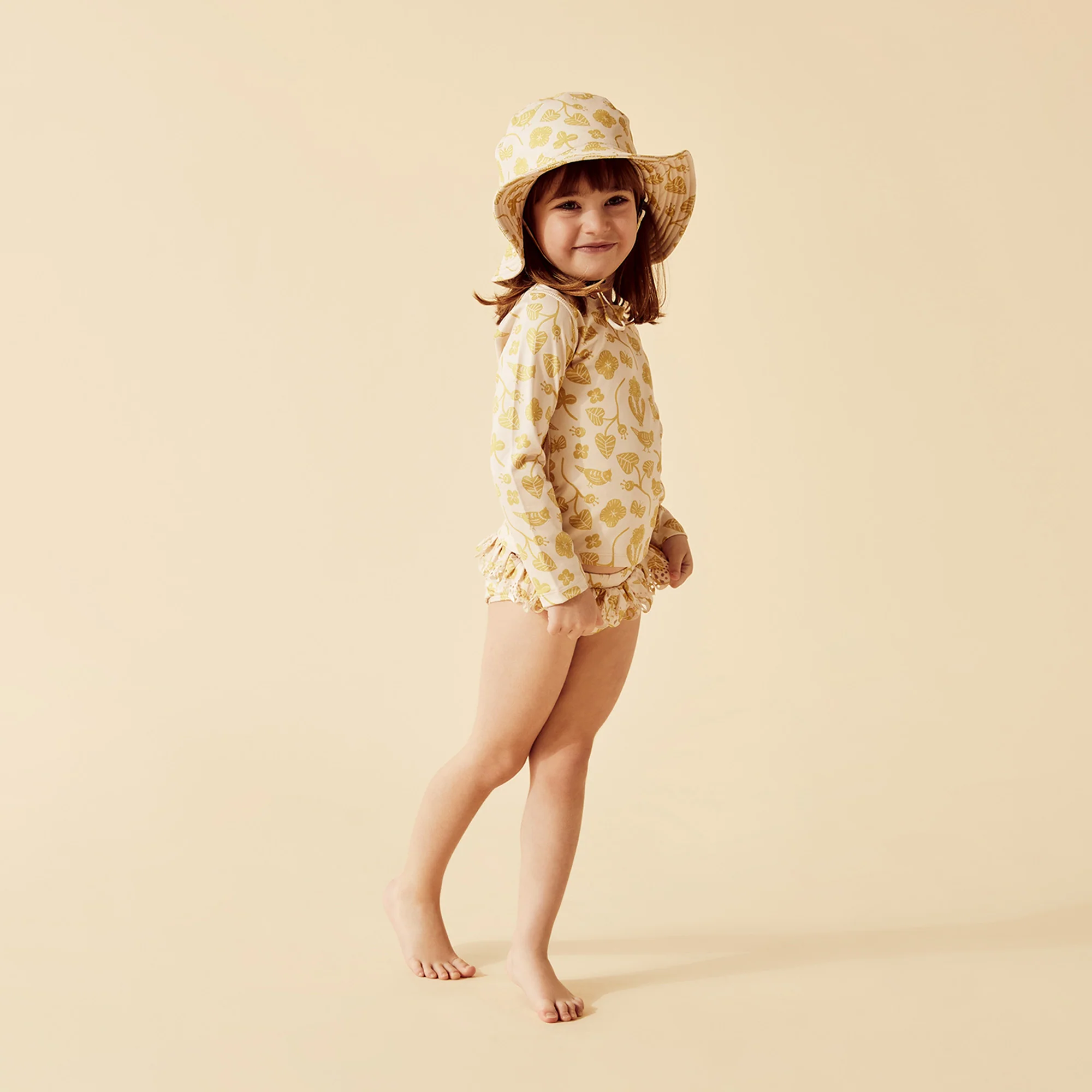 Goldie Floral Cutwork Rashie Swim set - Image 6