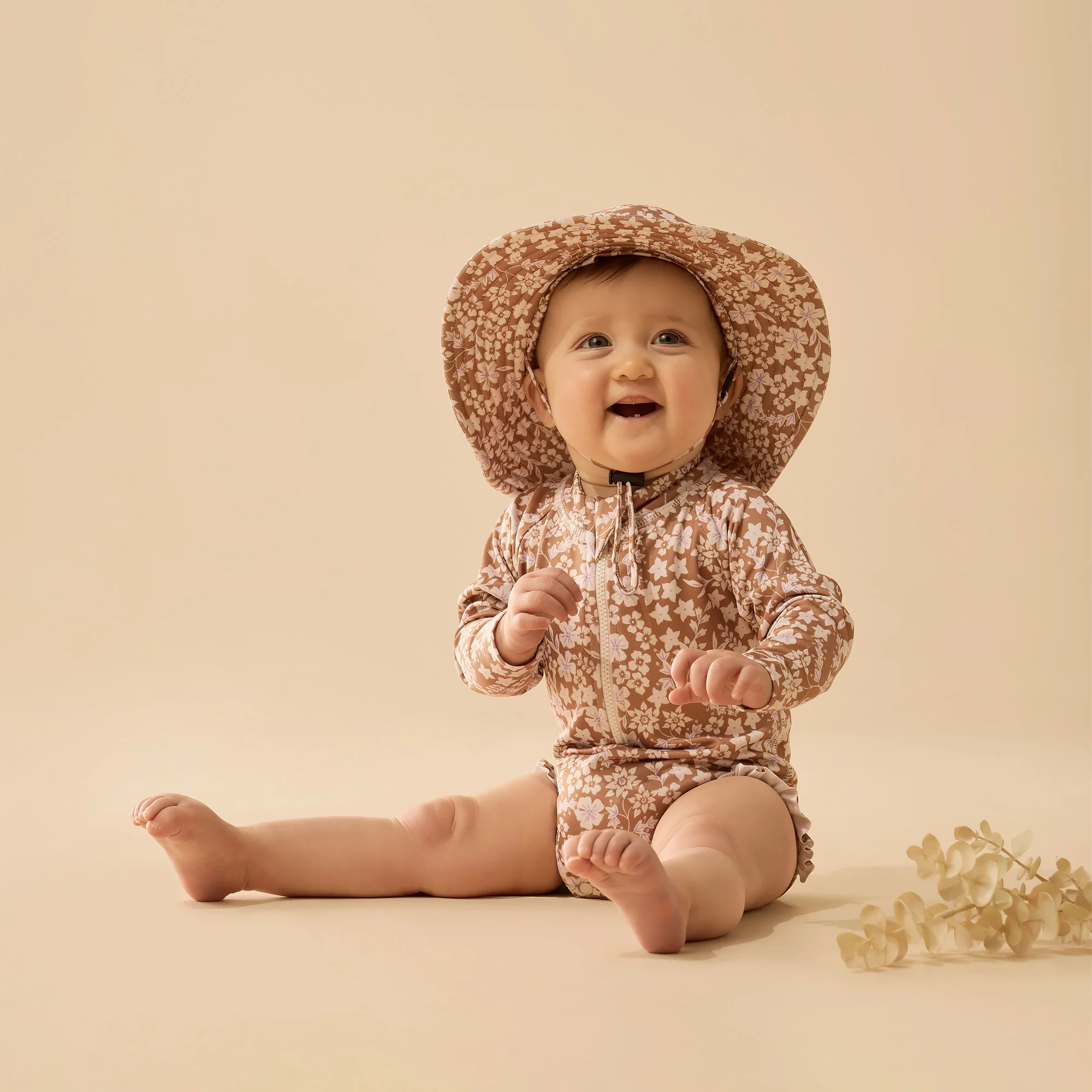 Long Sleeved Swimsuit - Hazel Floral - Image 2