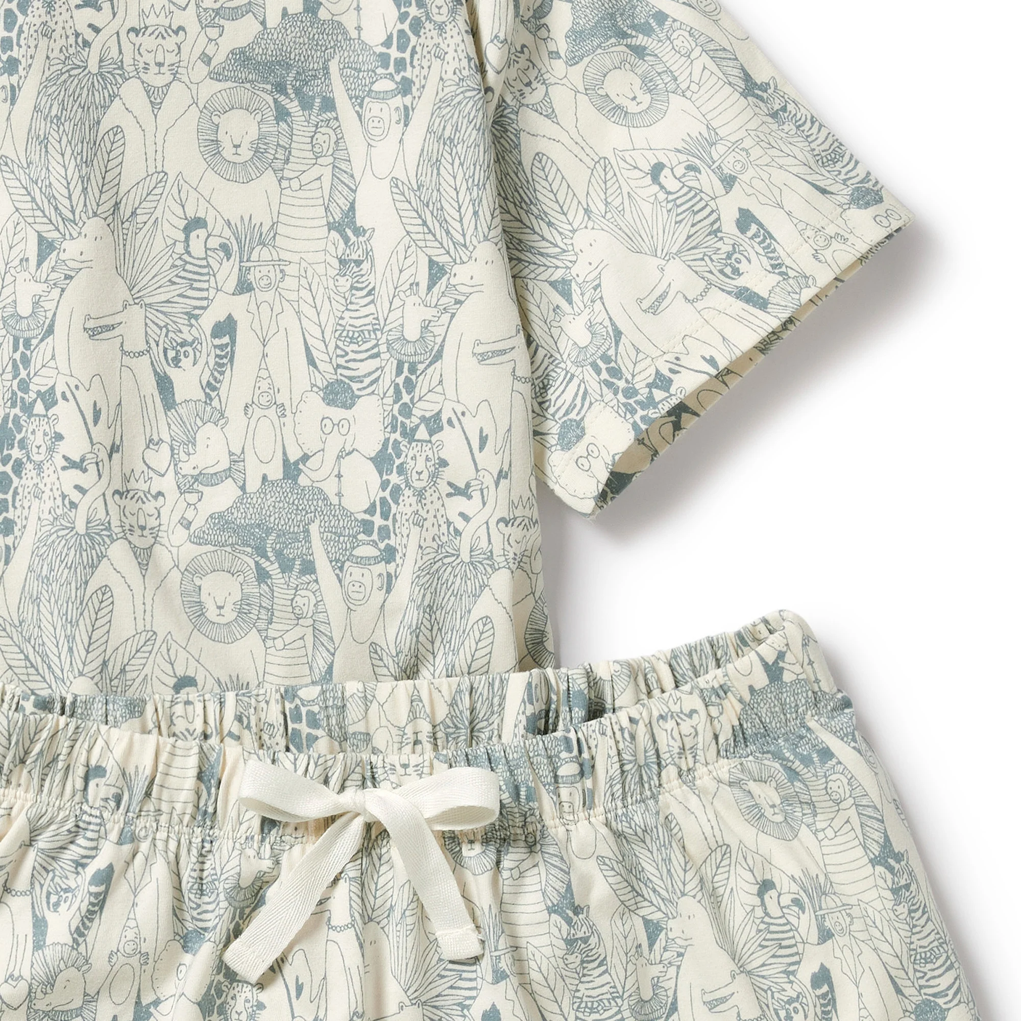 Wilson and Frenchy Hello Friends Organic Women's Short Sleeved Pyjamas - Image 2