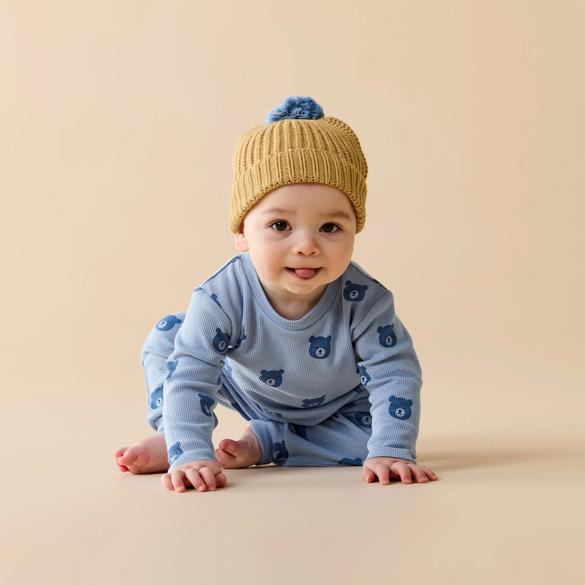 Honey Drop Organic Knitted Hat - Image 3