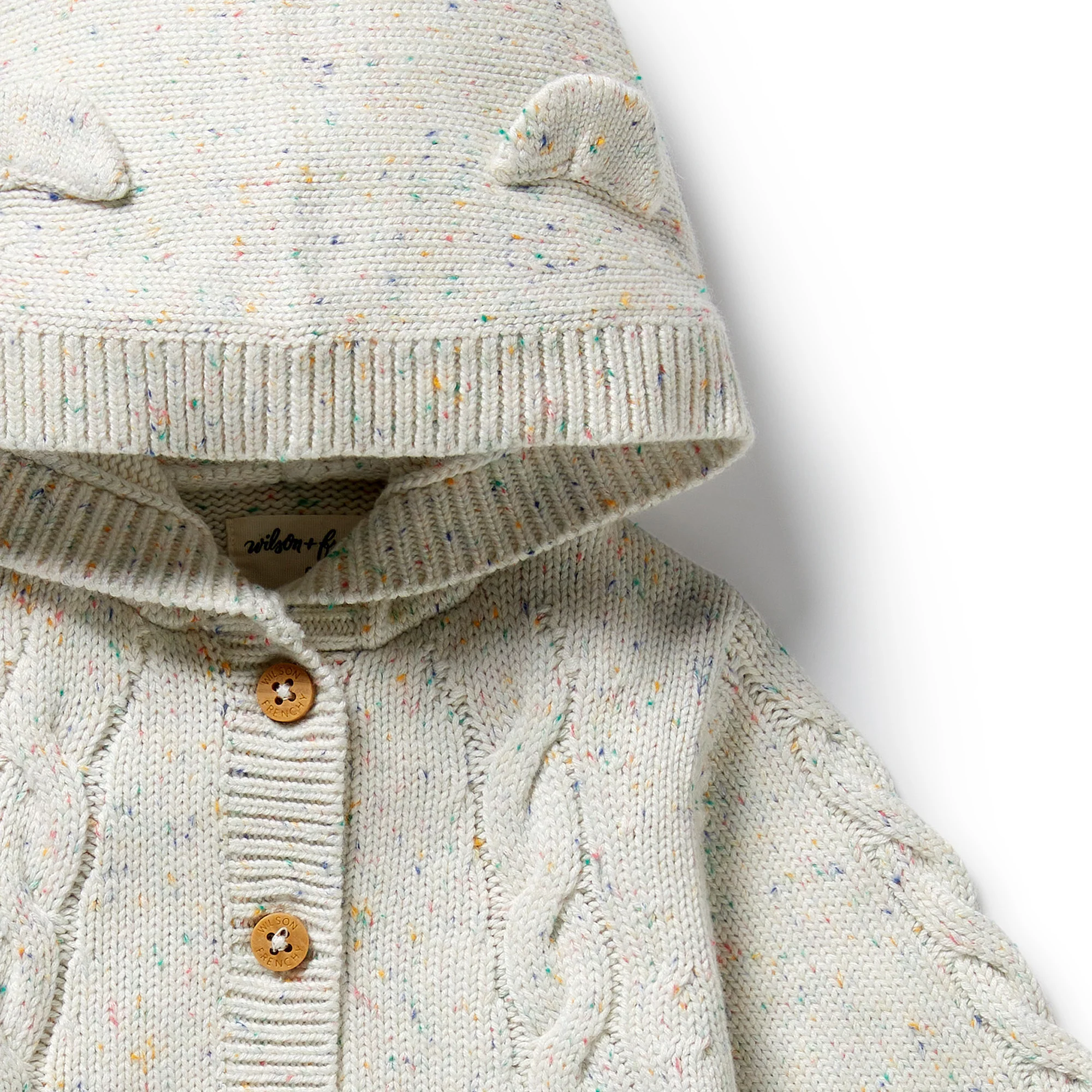 Wilson & Frenchy - Hundreds and Thousands Organic Knitted Cable Jacket - Image 2