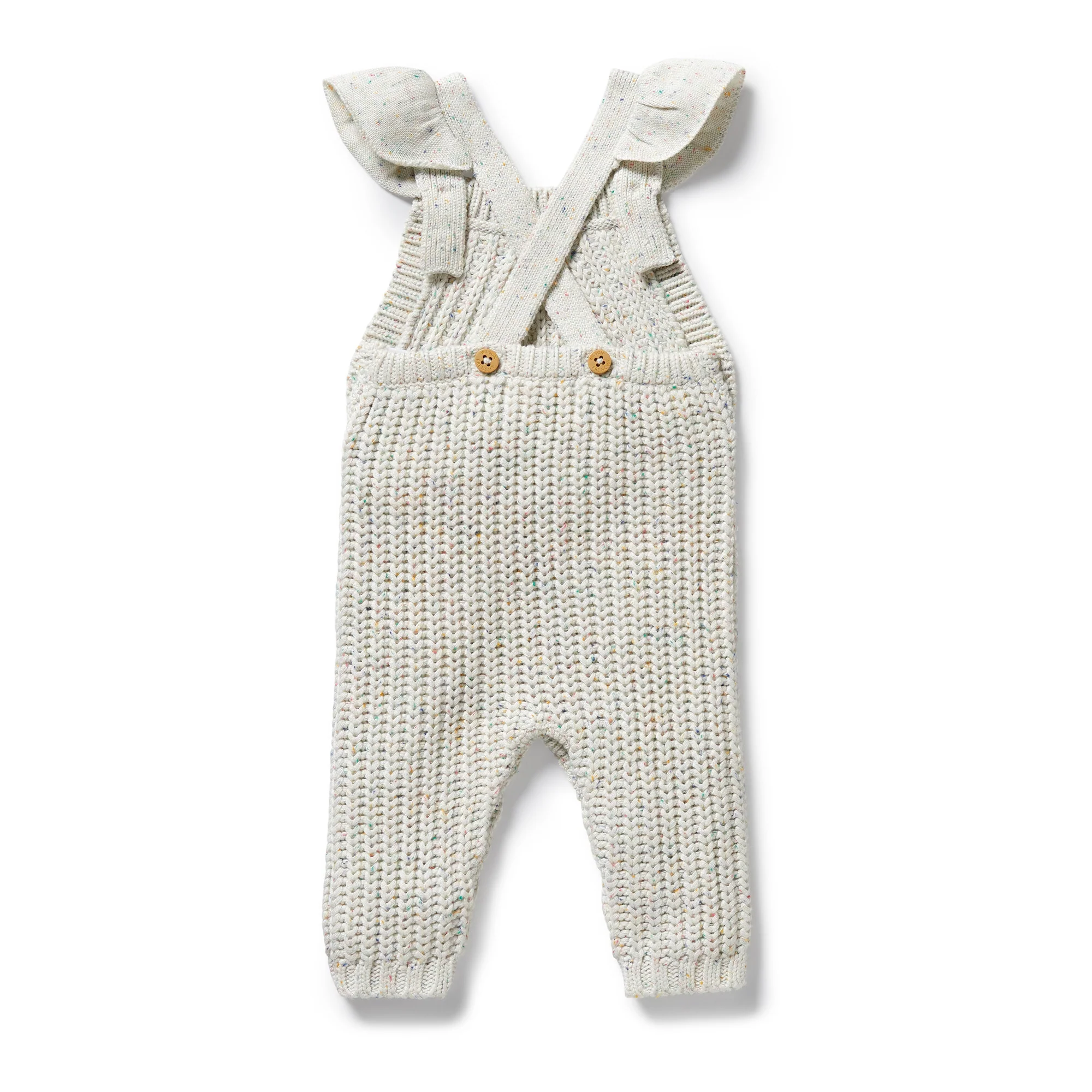Wilson & Frenchy - Hundreds and Thousands Organic Knitted Ruffle Overall - Image 5