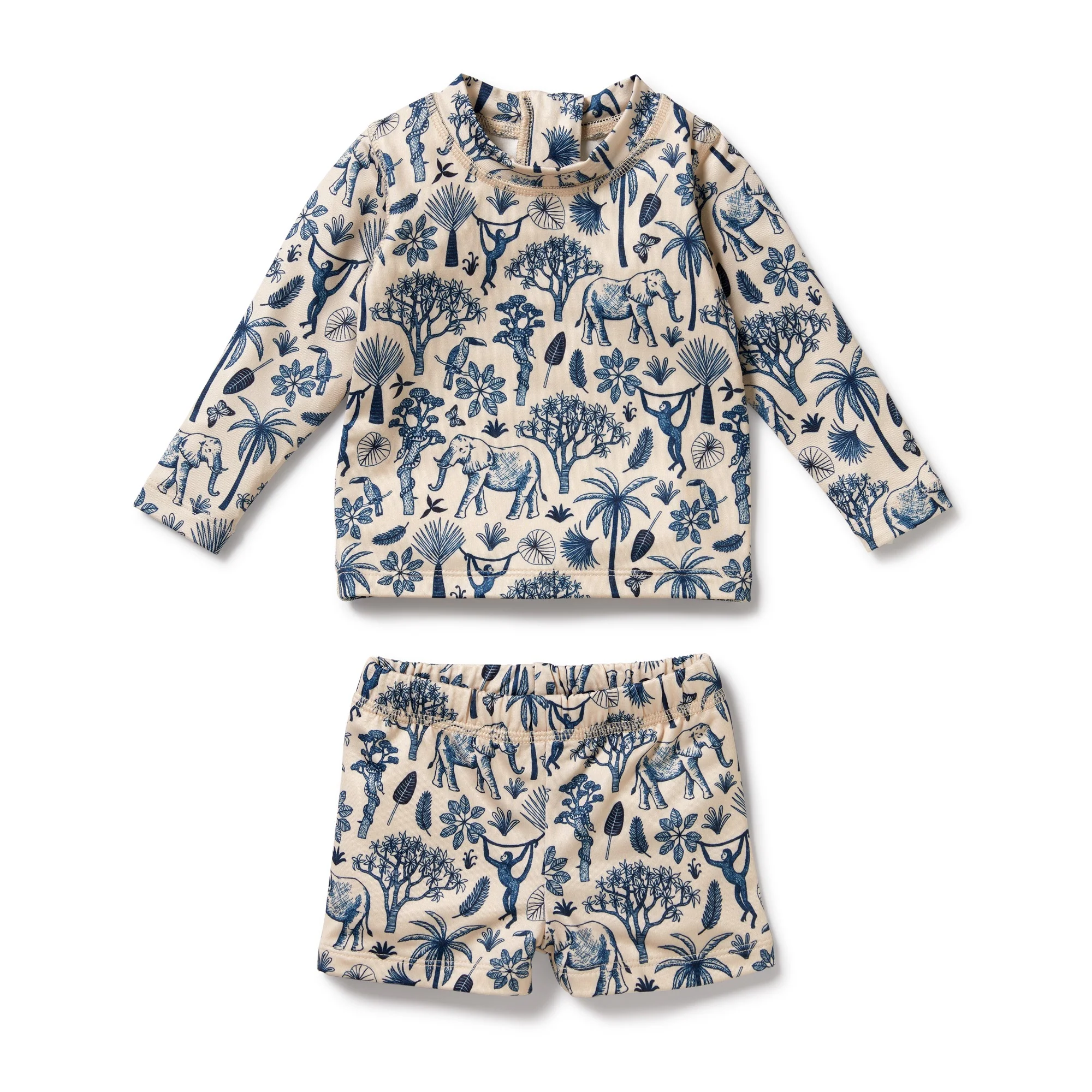 Wilson and Frenchy Jungle Rashie Swim Set