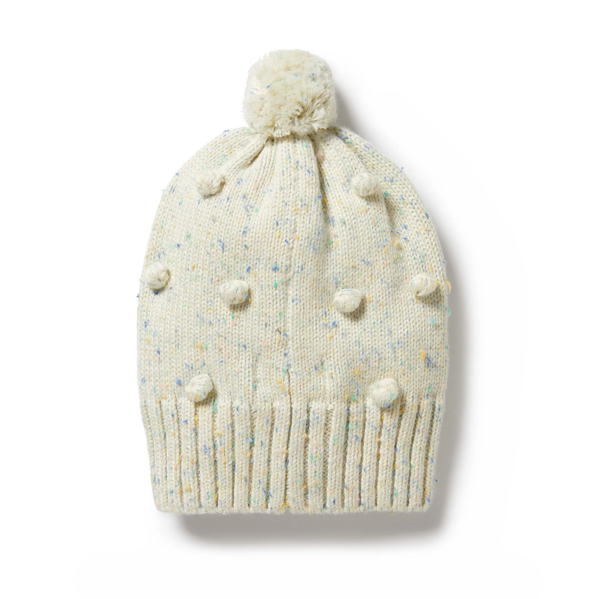 Wilson and Frenchy Knitted Bauble Hat - Dew Fleck - Image 6