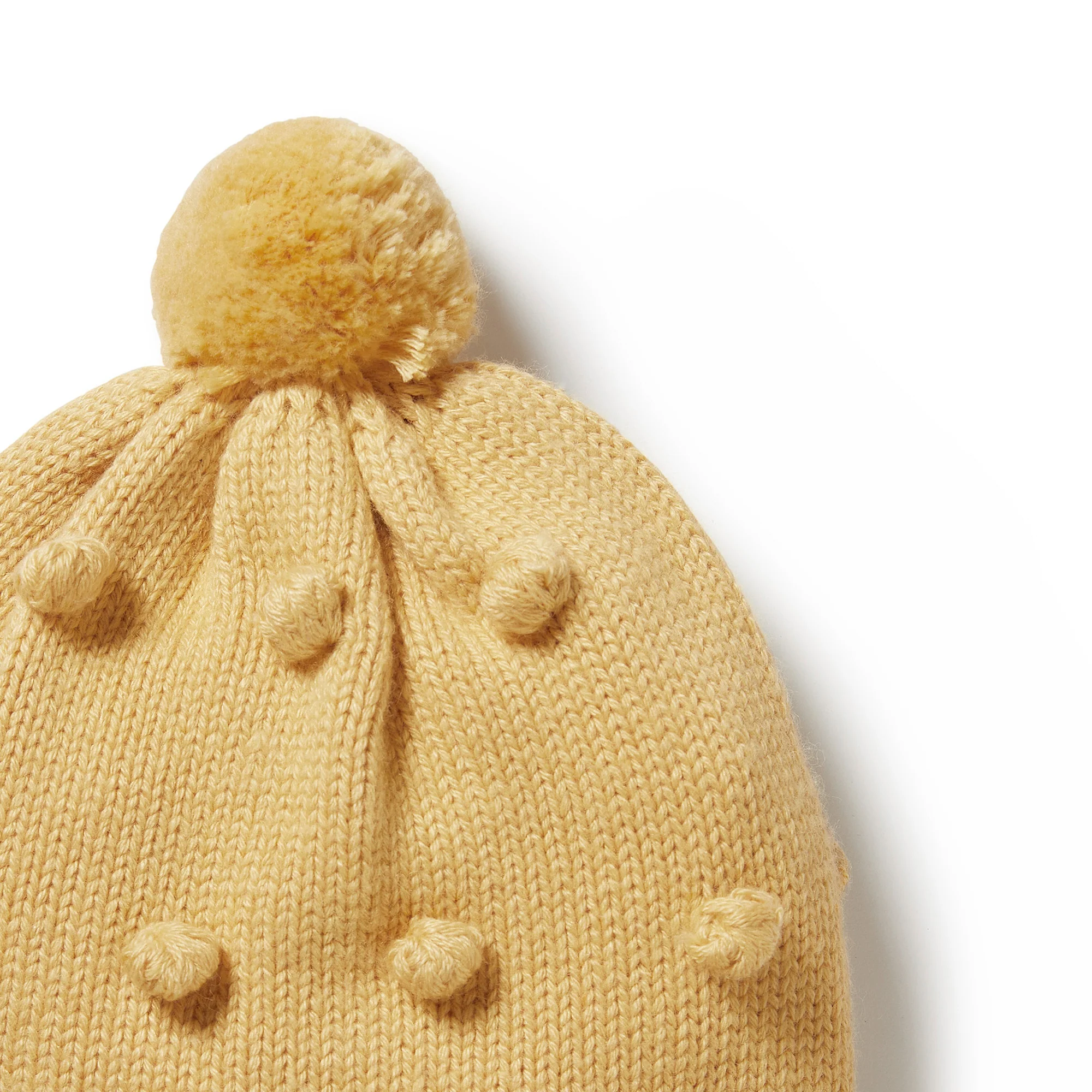 Wilson and Frenchy Knitted Bauble Hat - Dijon - Image 2