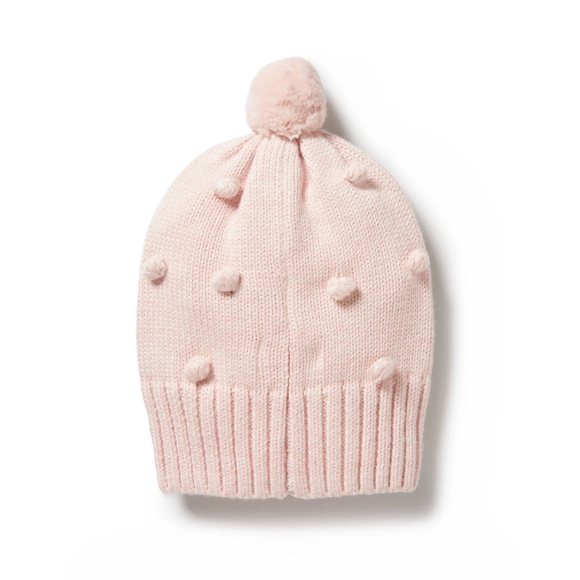 Wilson and Frenchy Knitted Bauble Hat - Pink - Image 6