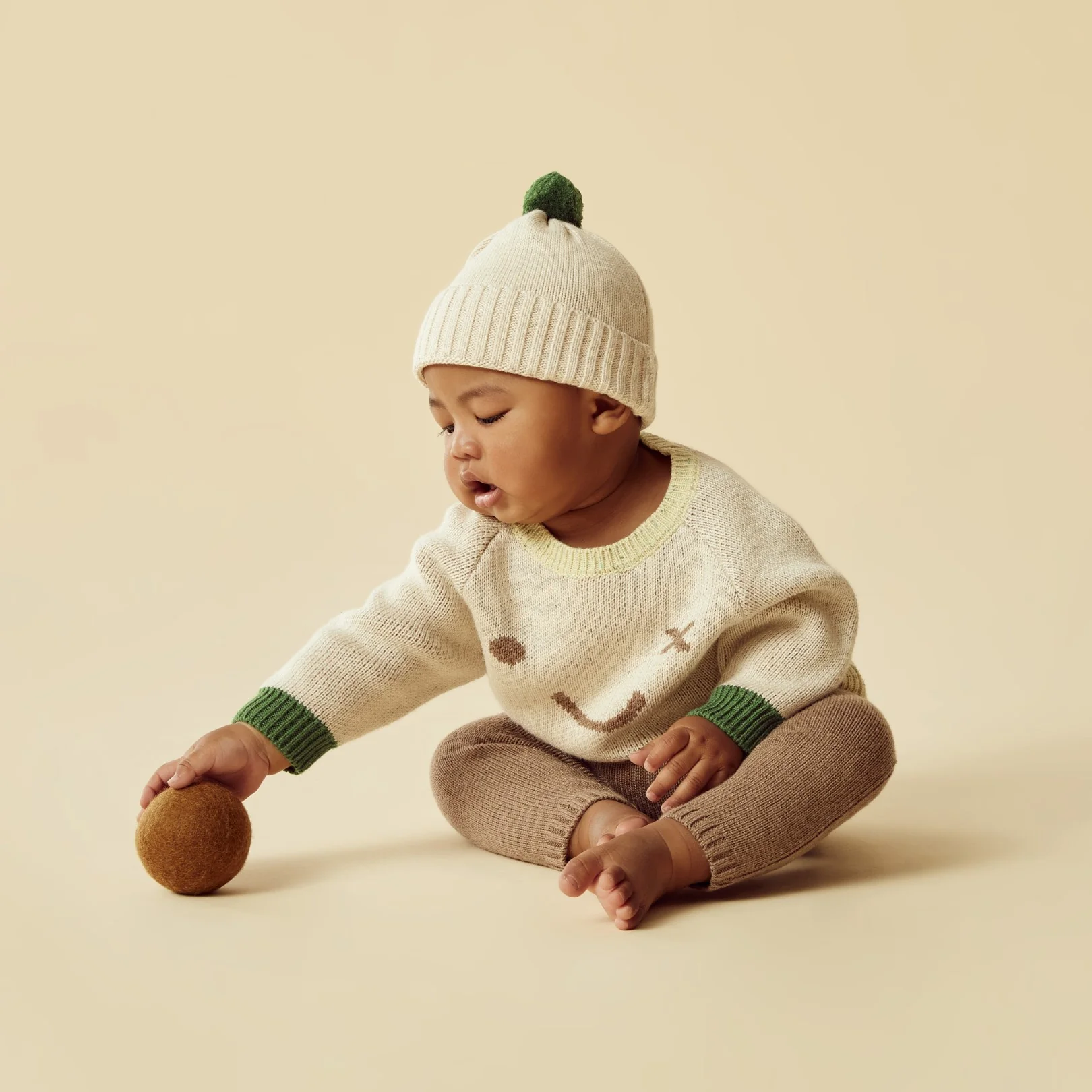 Knitted Legging - Walnut - Image 2
