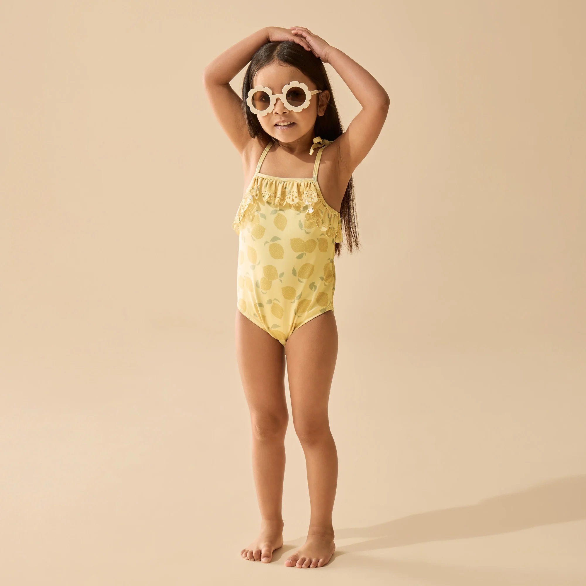 Cutwork Swimsuit - Lemon Drop - Image 2
