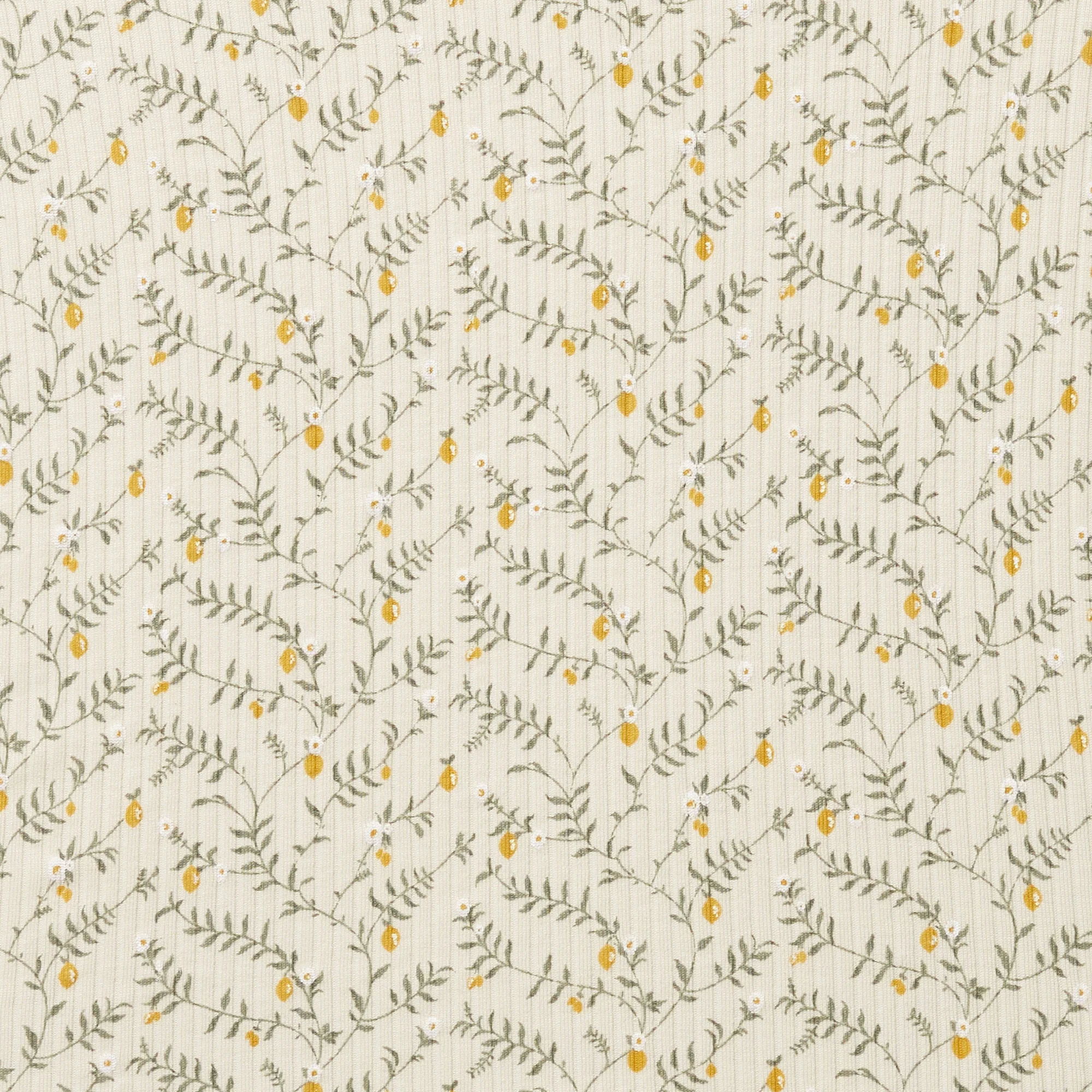 Organic Bassinet Sheet - Lemon Leaf - Image 3