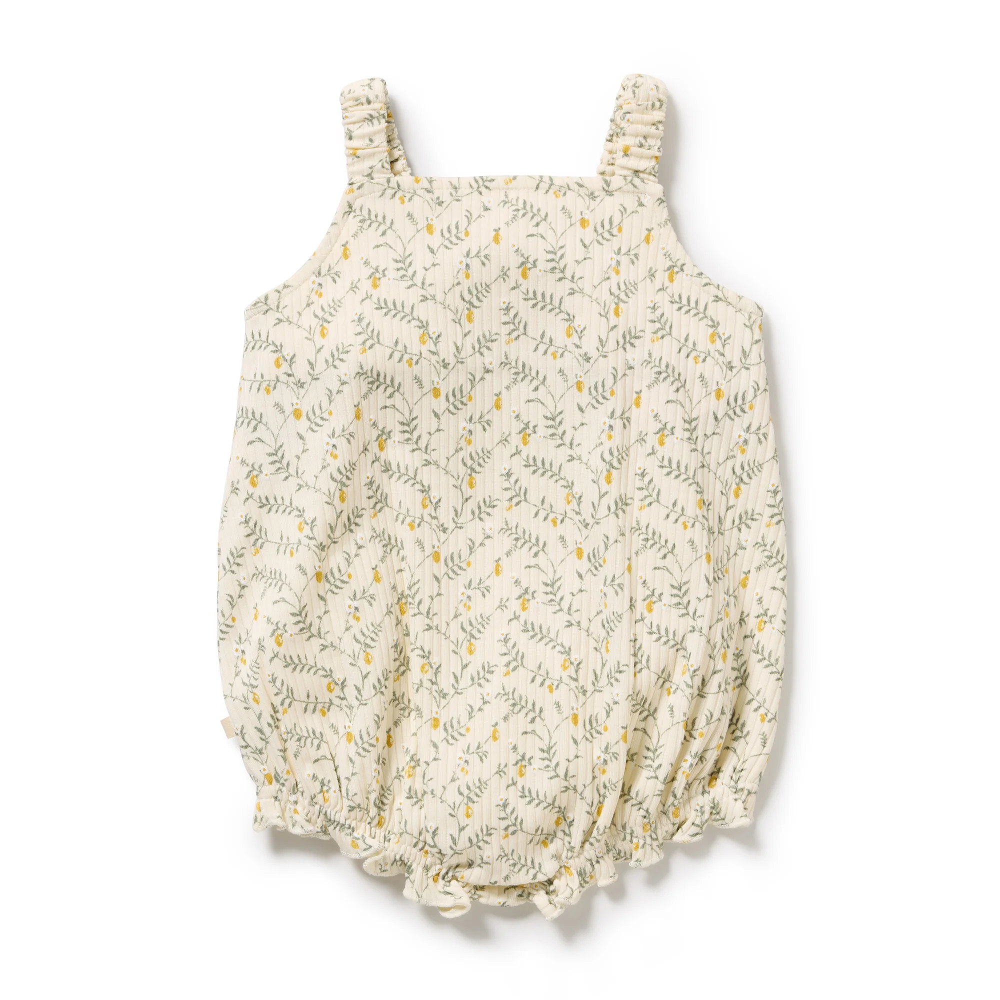 Organic Playsuit - Lemon Leaf - Image 5