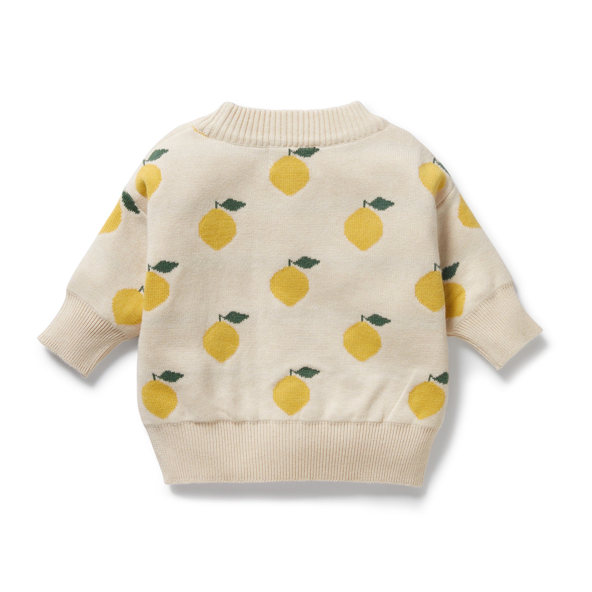 Lemony Organic Knitted Jacquard Jumper - Image 4