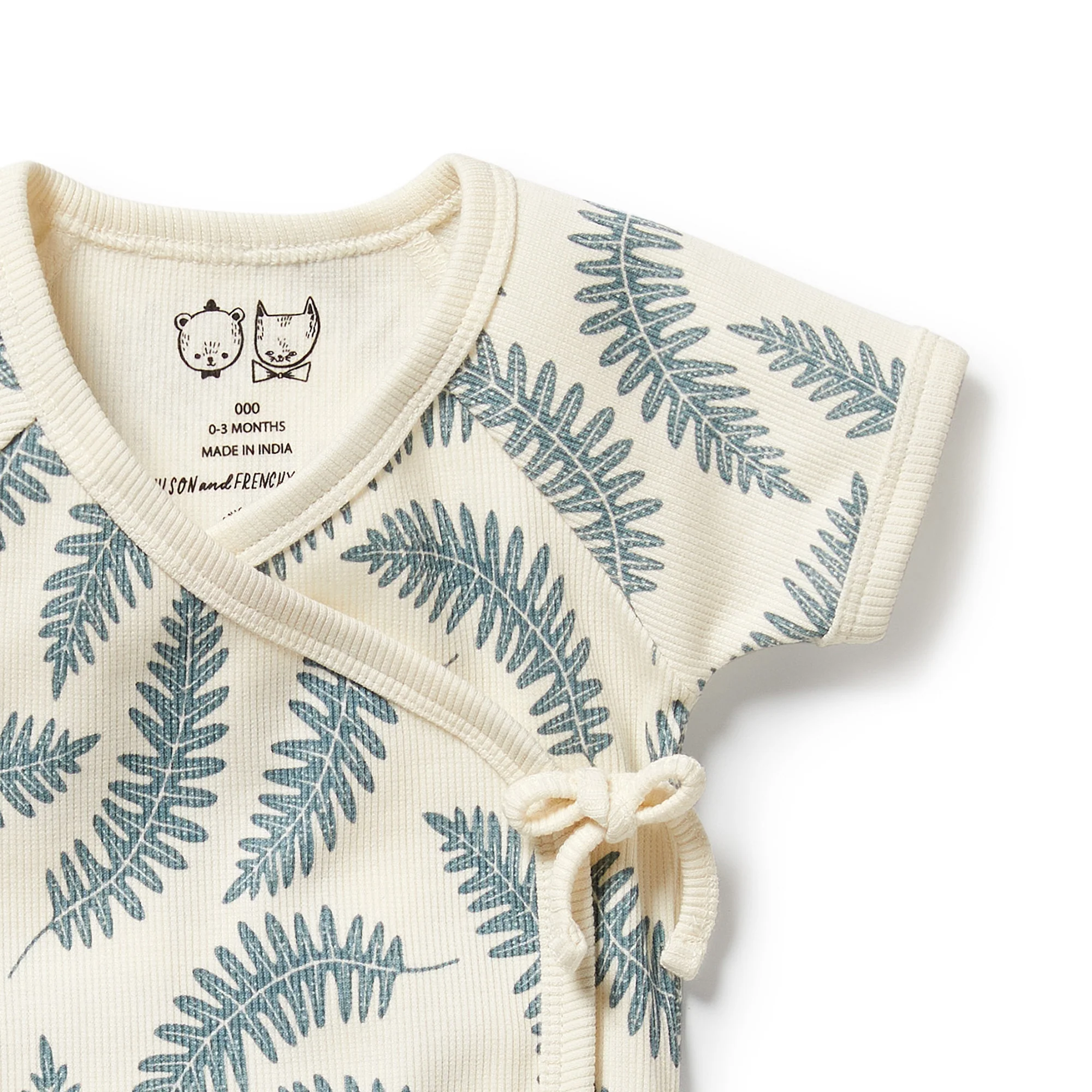 Organic Kimono Set - Little Fronds - Image 2