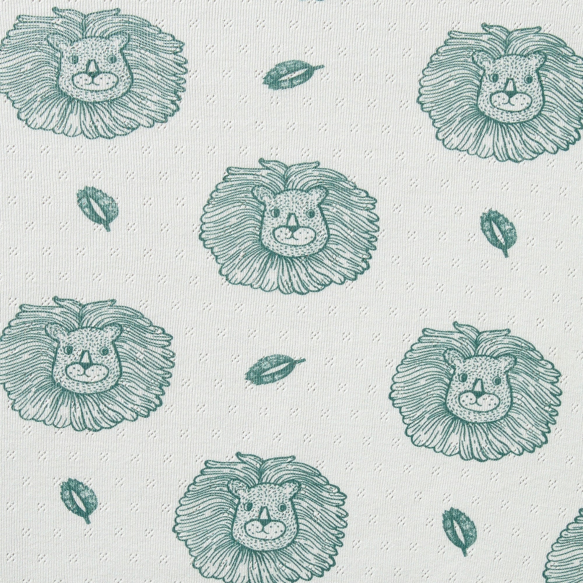 Little Lion Organic Pointelle Cot Sheet - Image 4