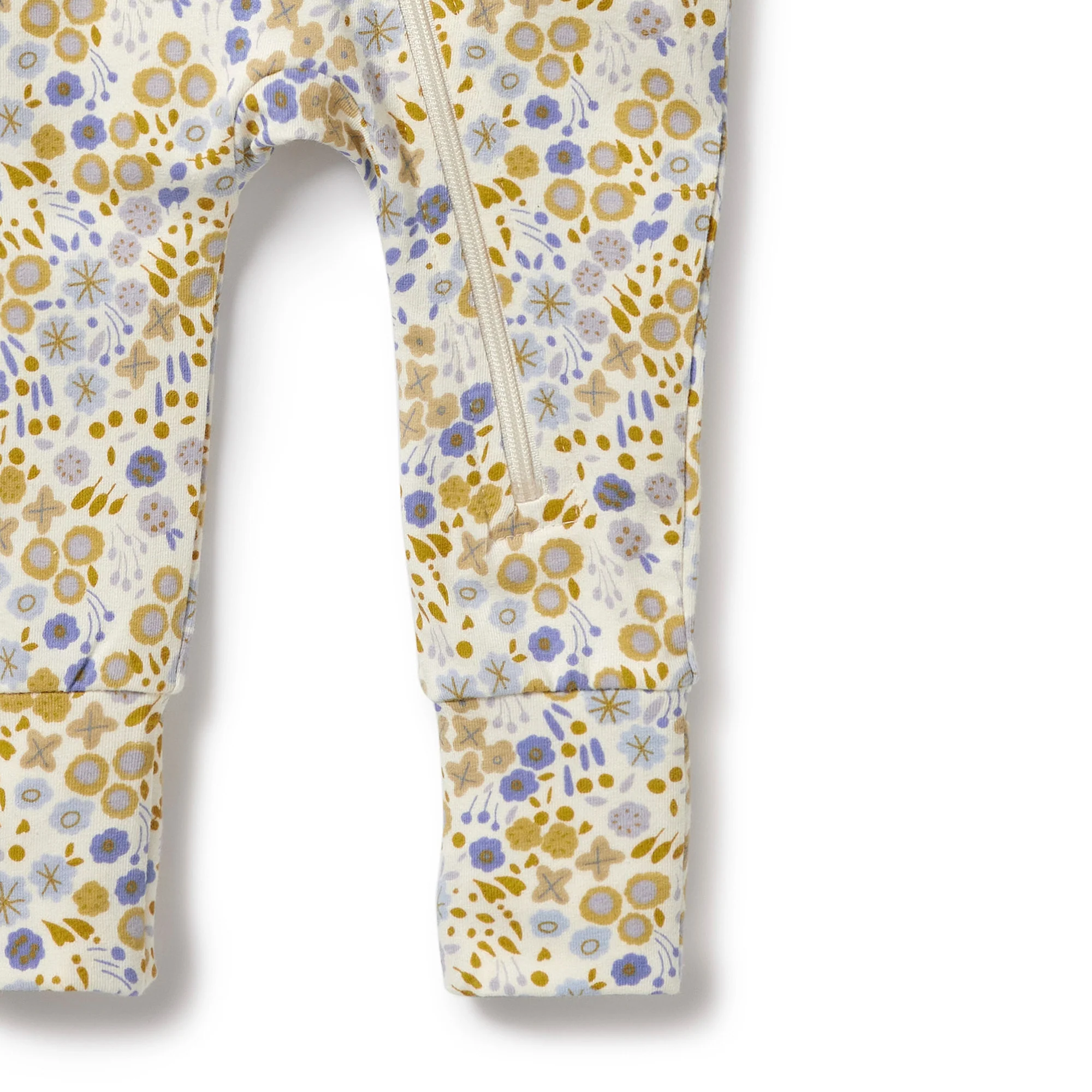 Little Meadow Organic Zipsuit with Feet - Image 4