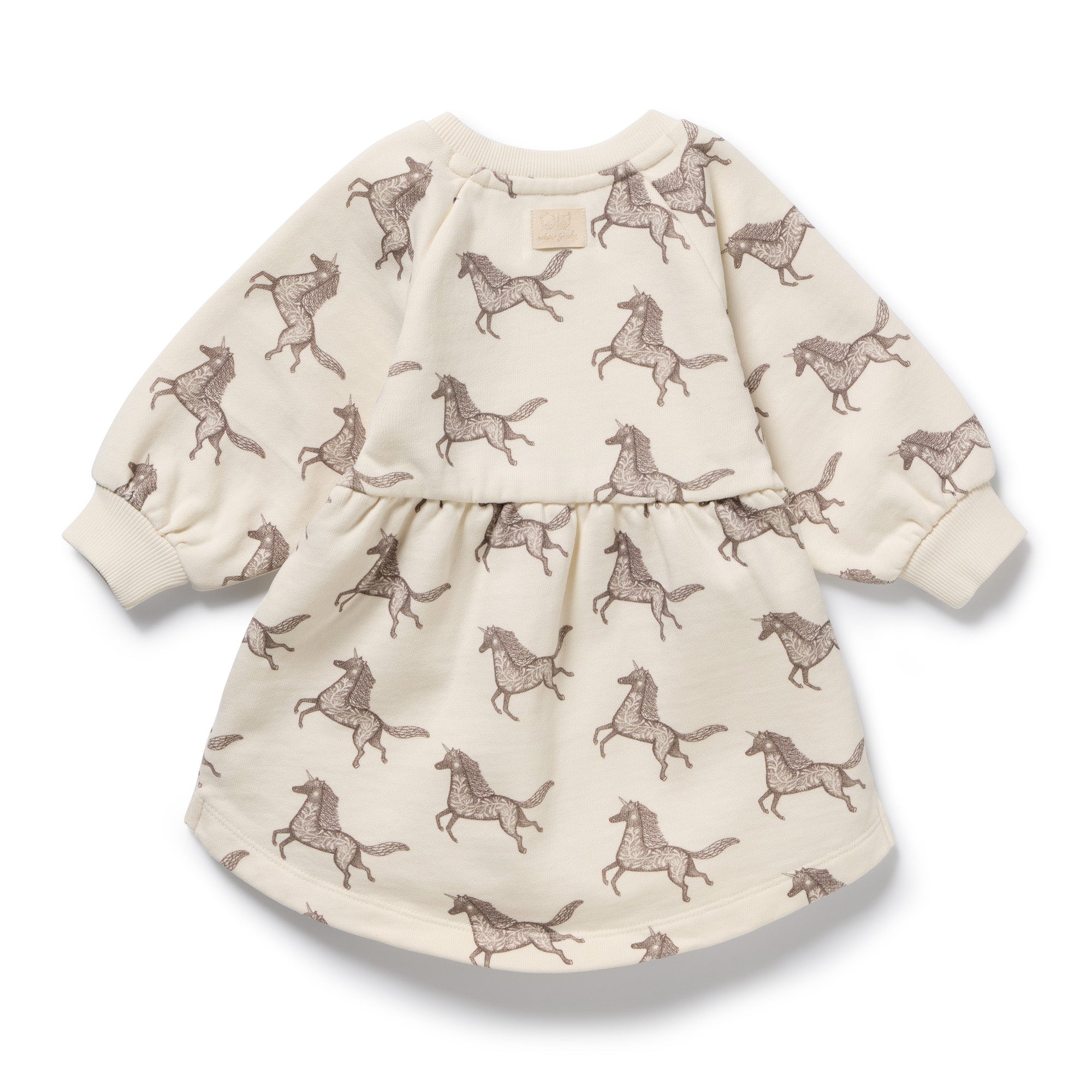 Little Unicorn Organic Terry Sweat Dress - Image 4