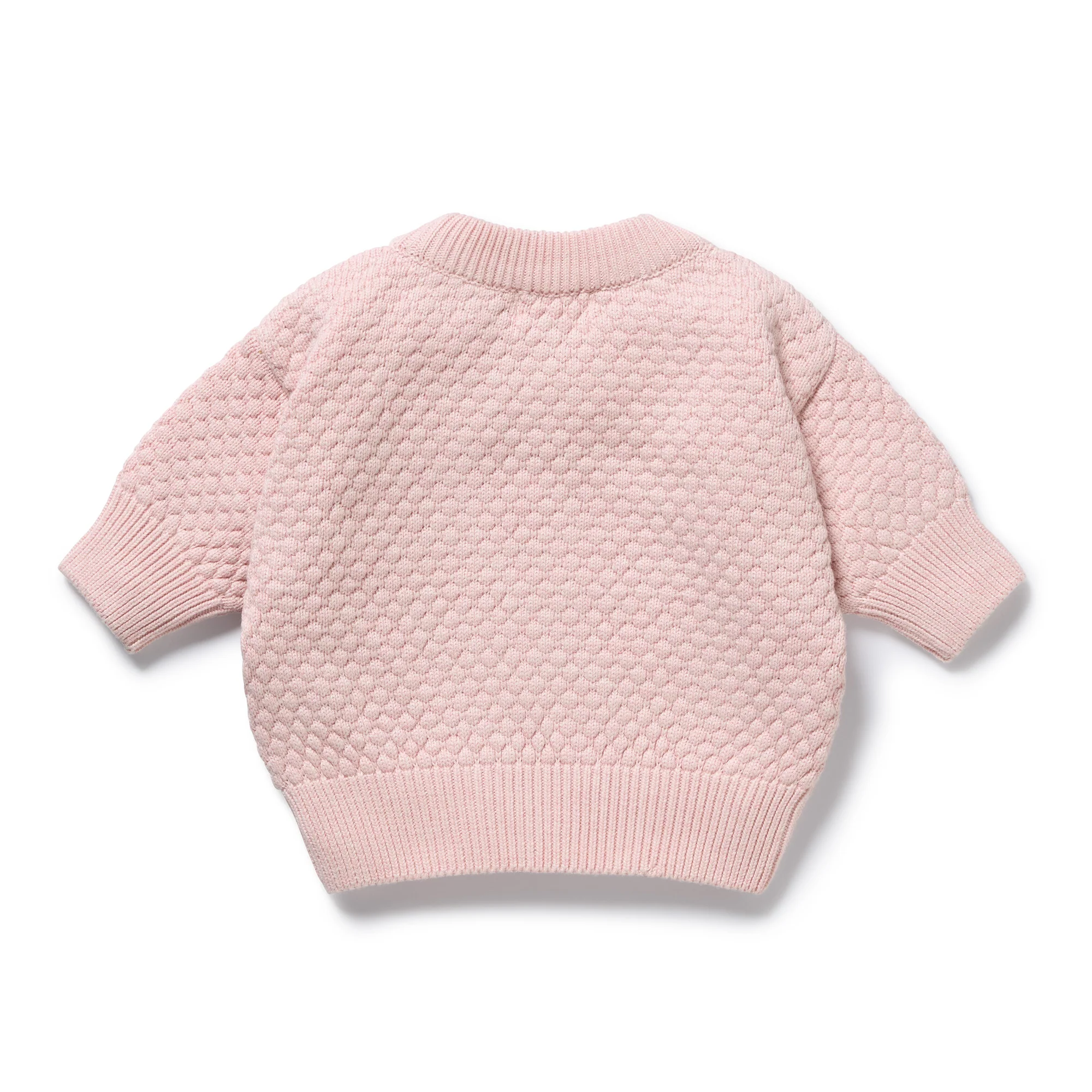 Marshmallow Organic Knitted Bubble Jumper - Image 3