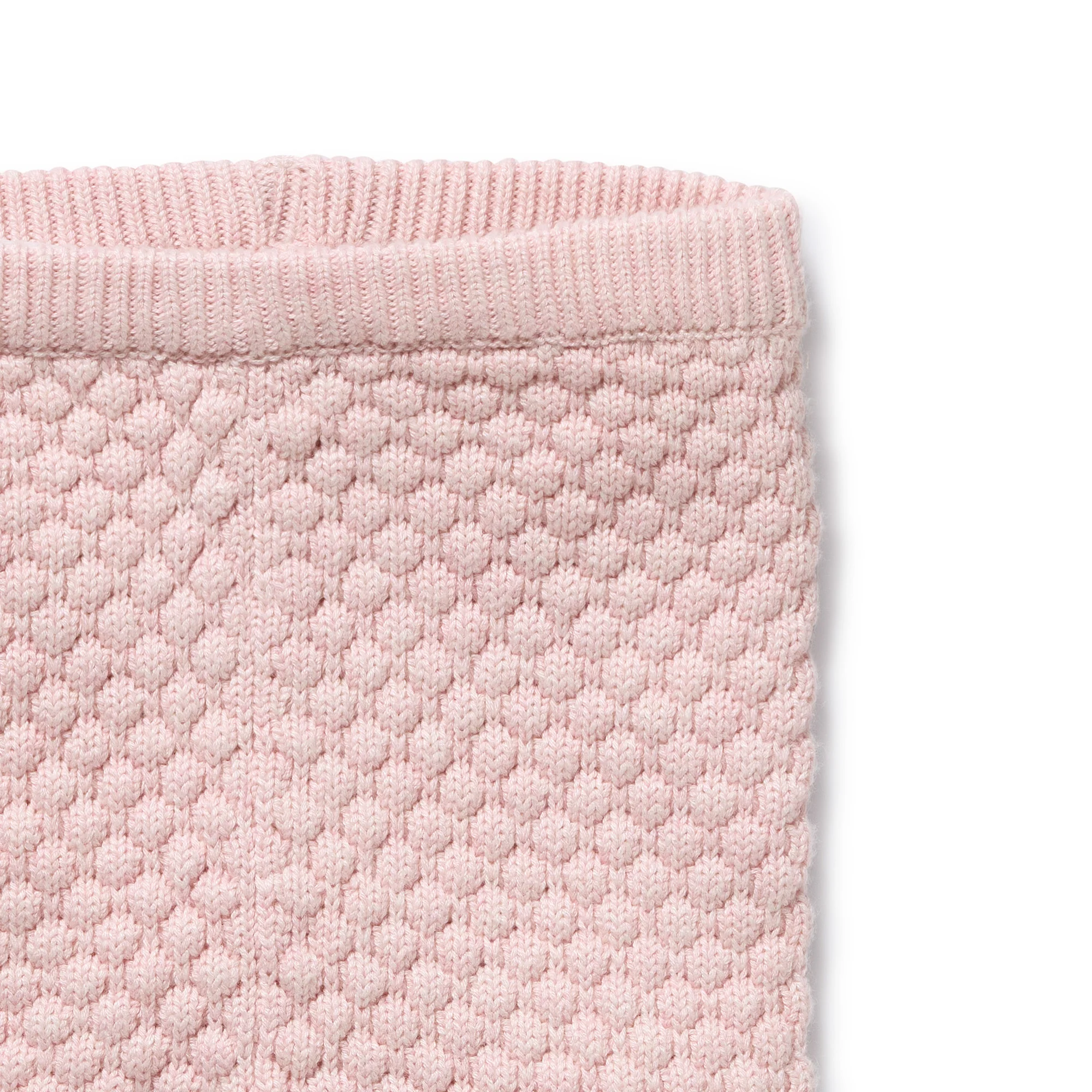 Marshmallow Organic Knitted Bubble Legging with Feet - Image 4