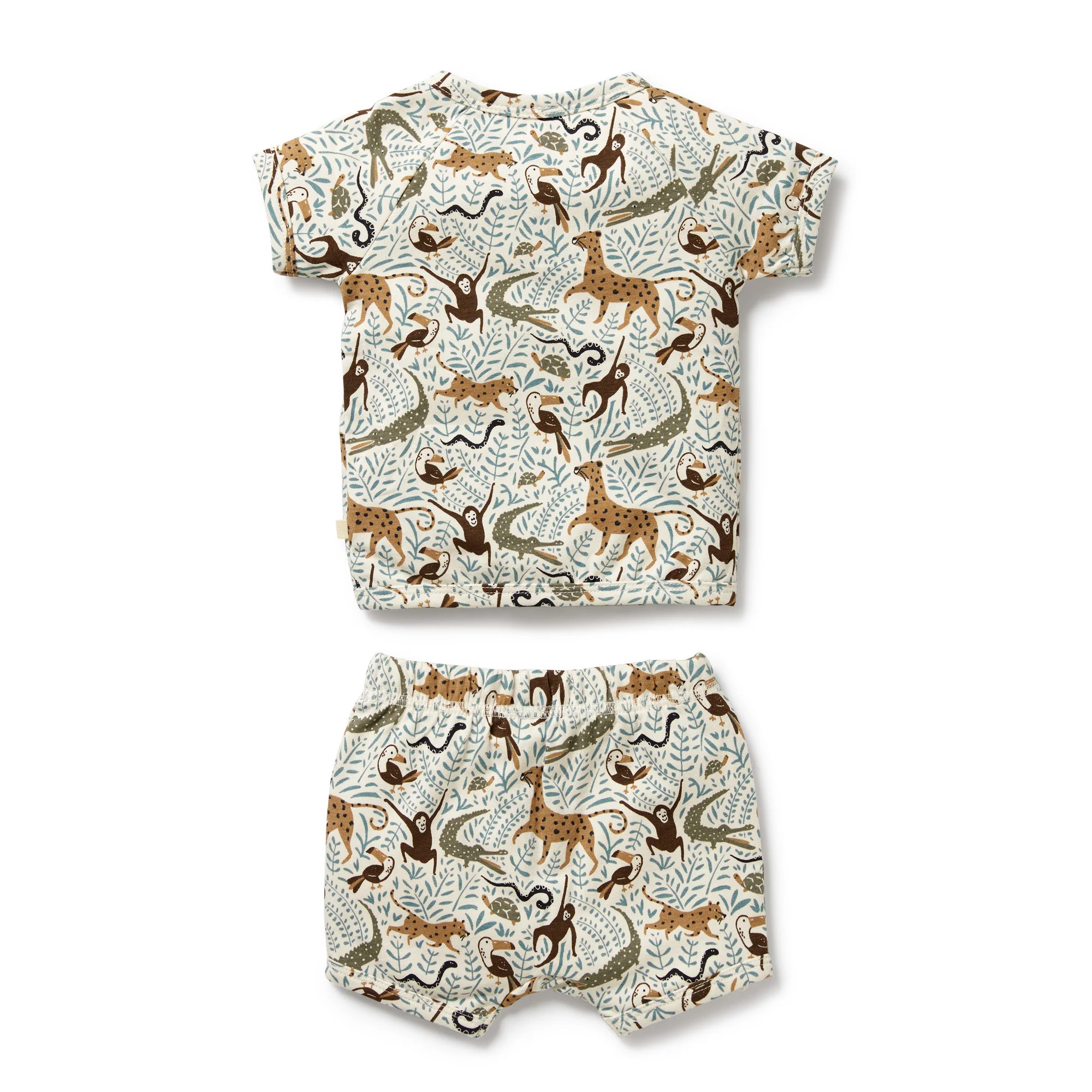 Organic Kimono Set - Mini Jungle - Image 4