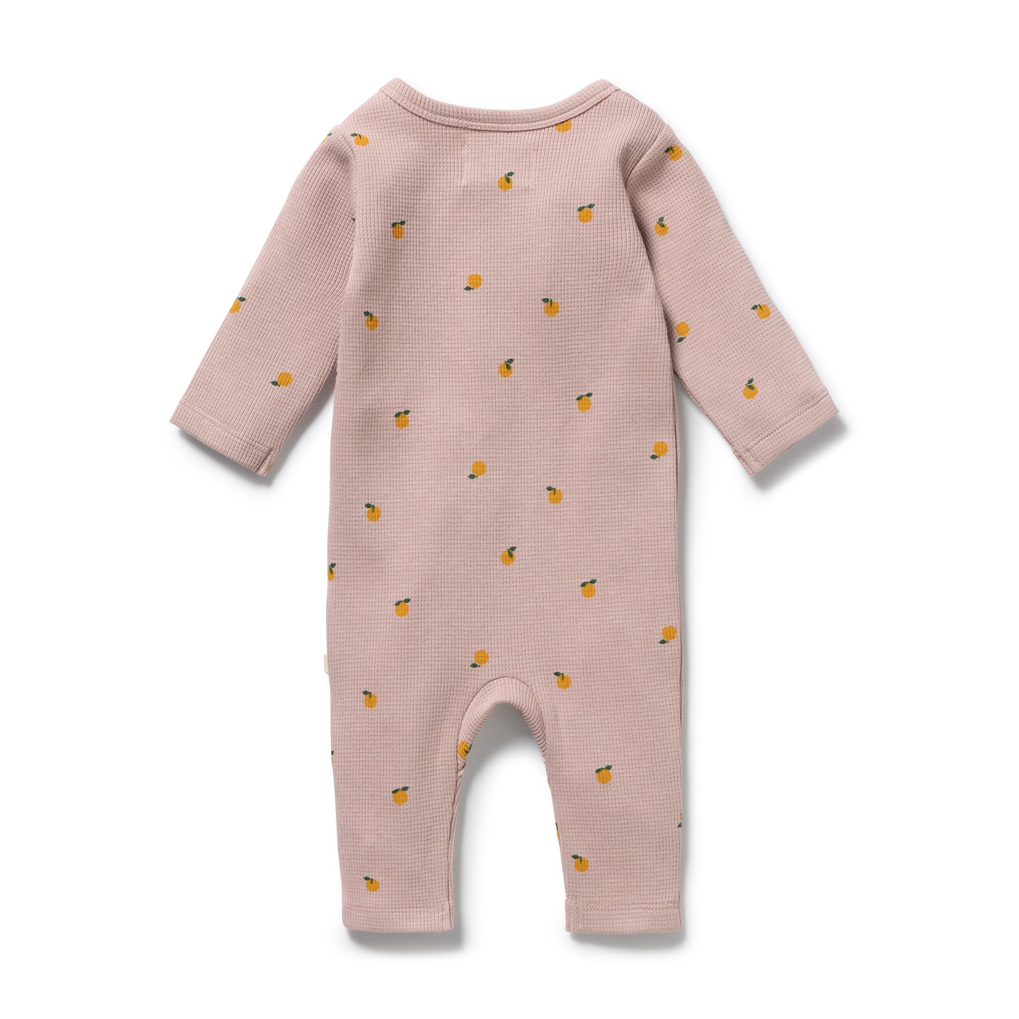 Mini Mando Organic Waffle Ruffle Zipsuit - Image 4