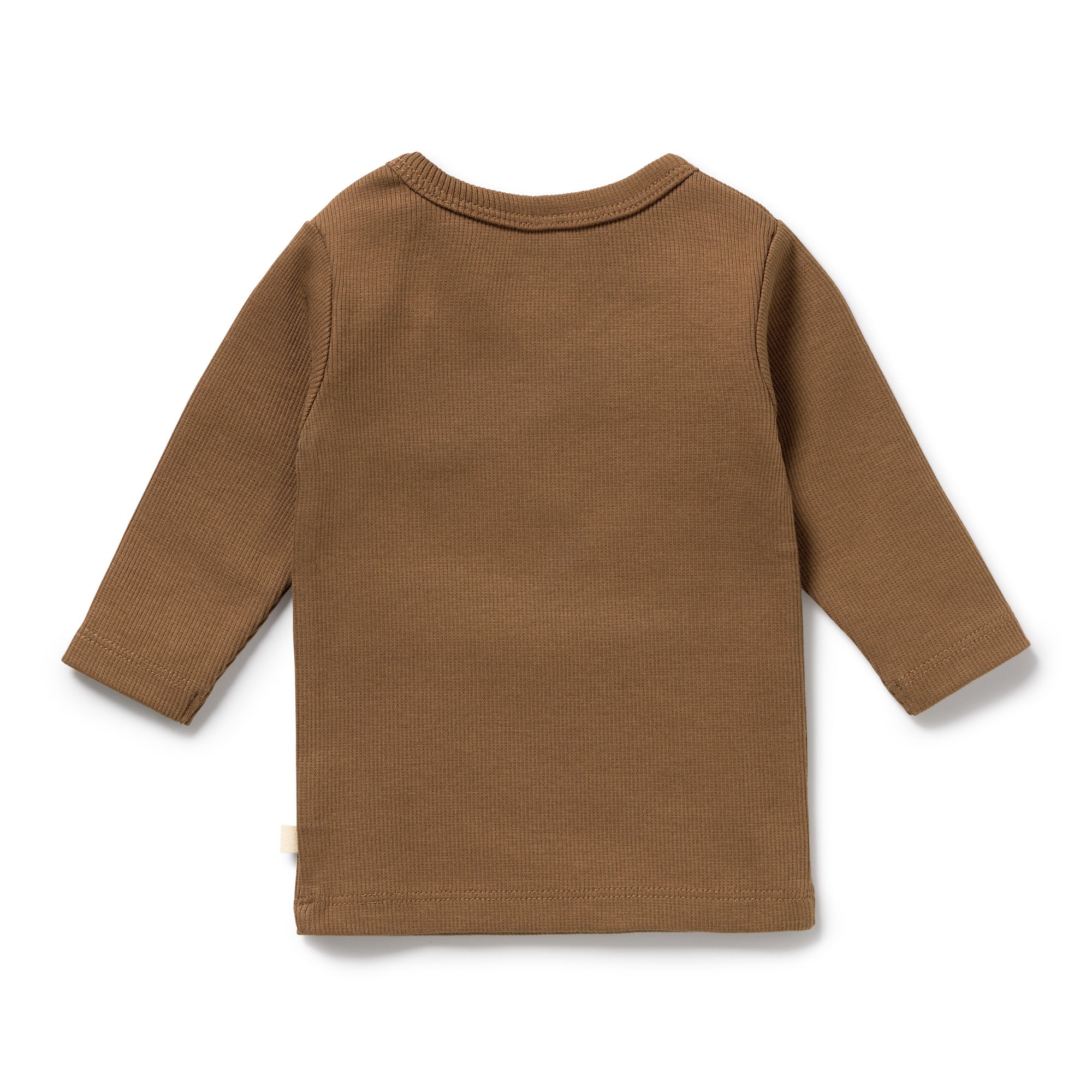 Nutmeg Organic Rib Long Sleeved Pyjamas - Image 4