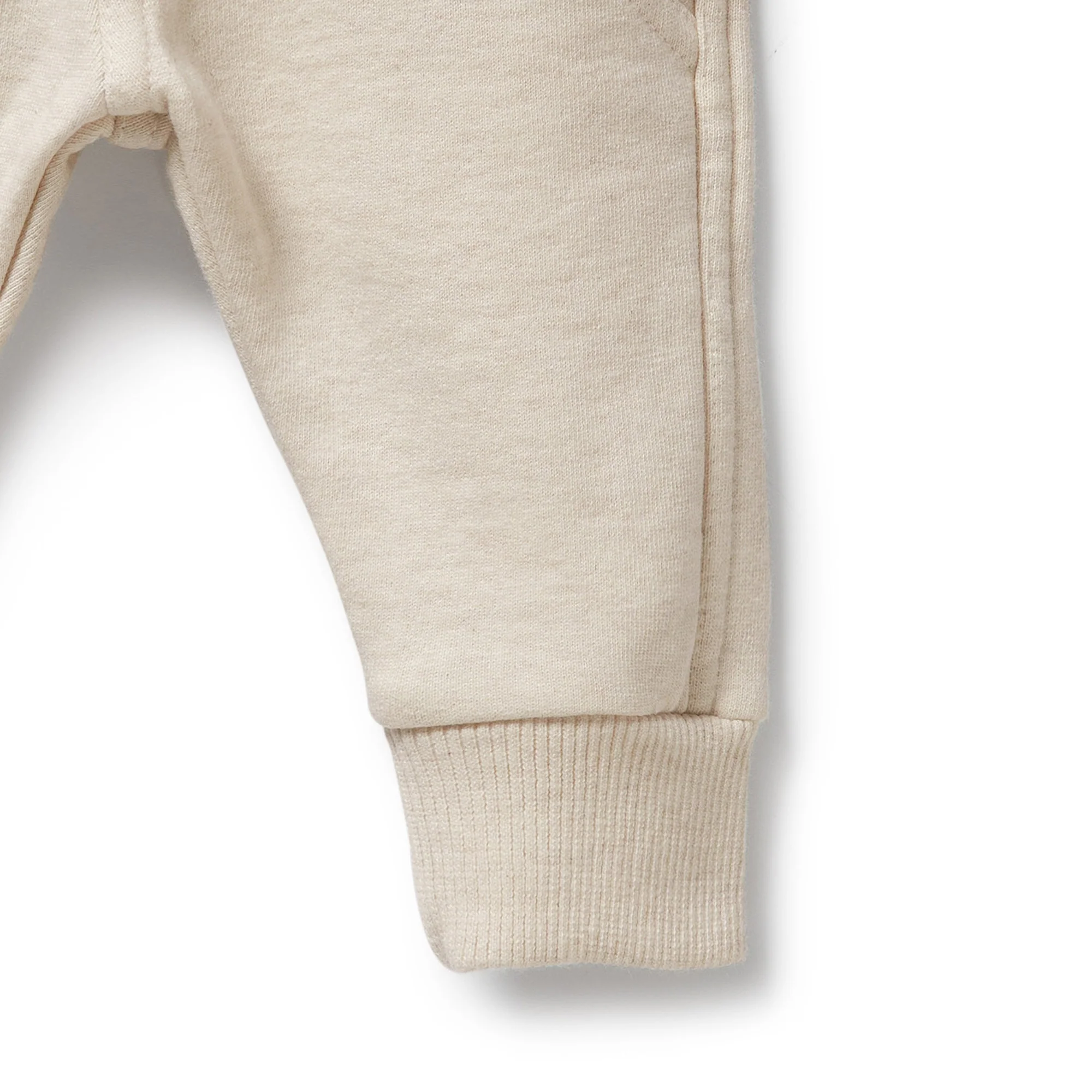 Organic Terry Sweat Pant - Oatmeal - Image 3