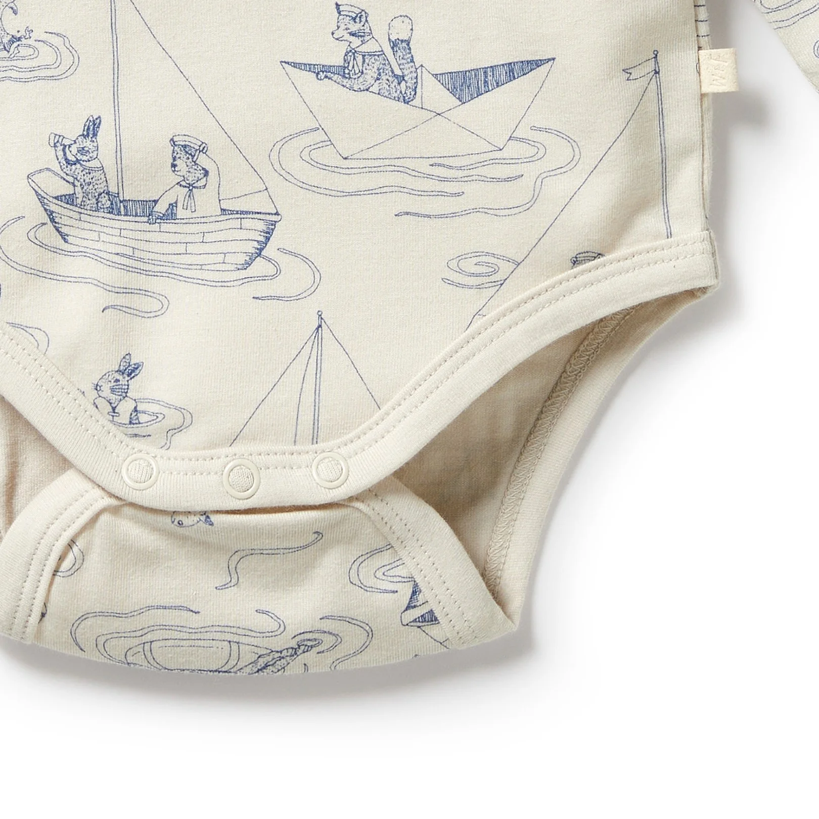 Organic Bodysuit - Sail Away - Image 3