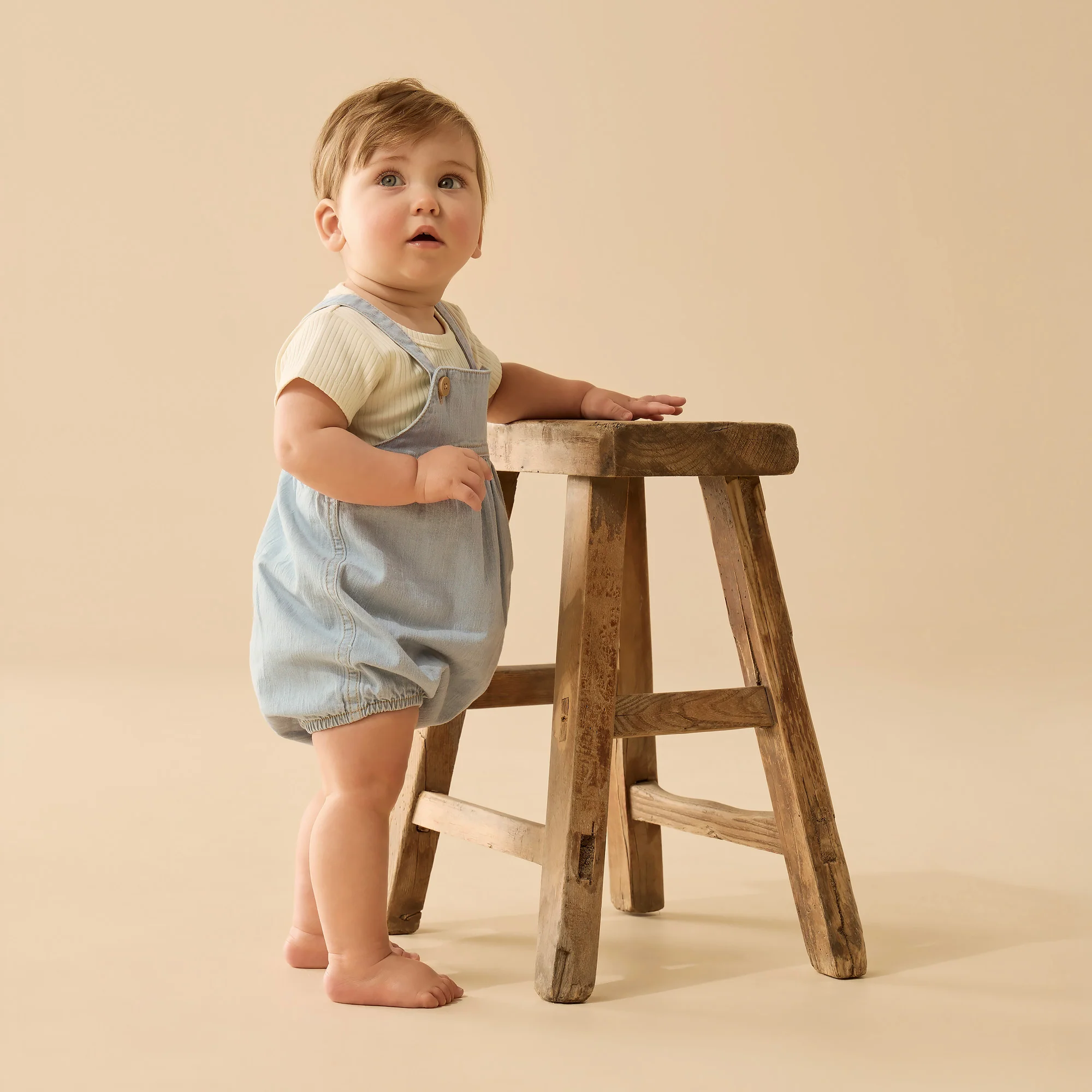 Organic Bodysuit - Denim - Image 2