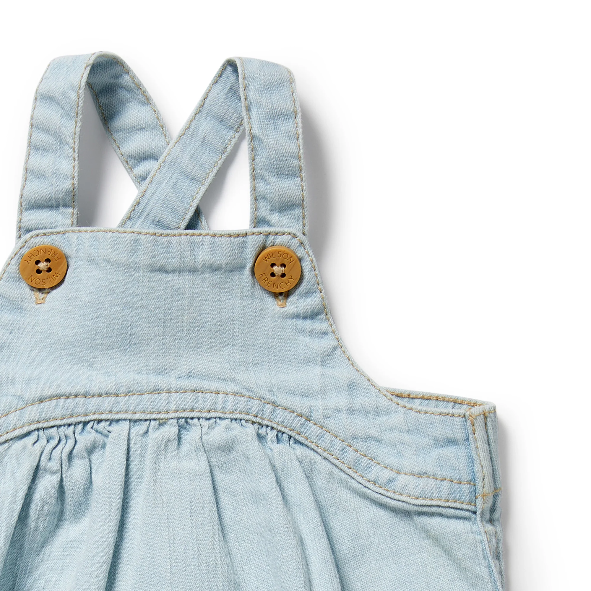 Organic Bodysuit - Denim - Image 3