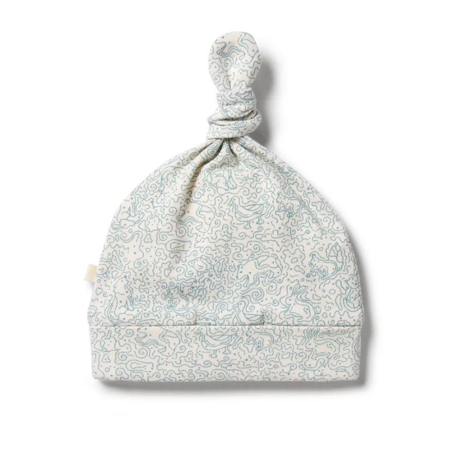 Wilson & Frenchy Organic Knot Hat - Squiggle - Image 2