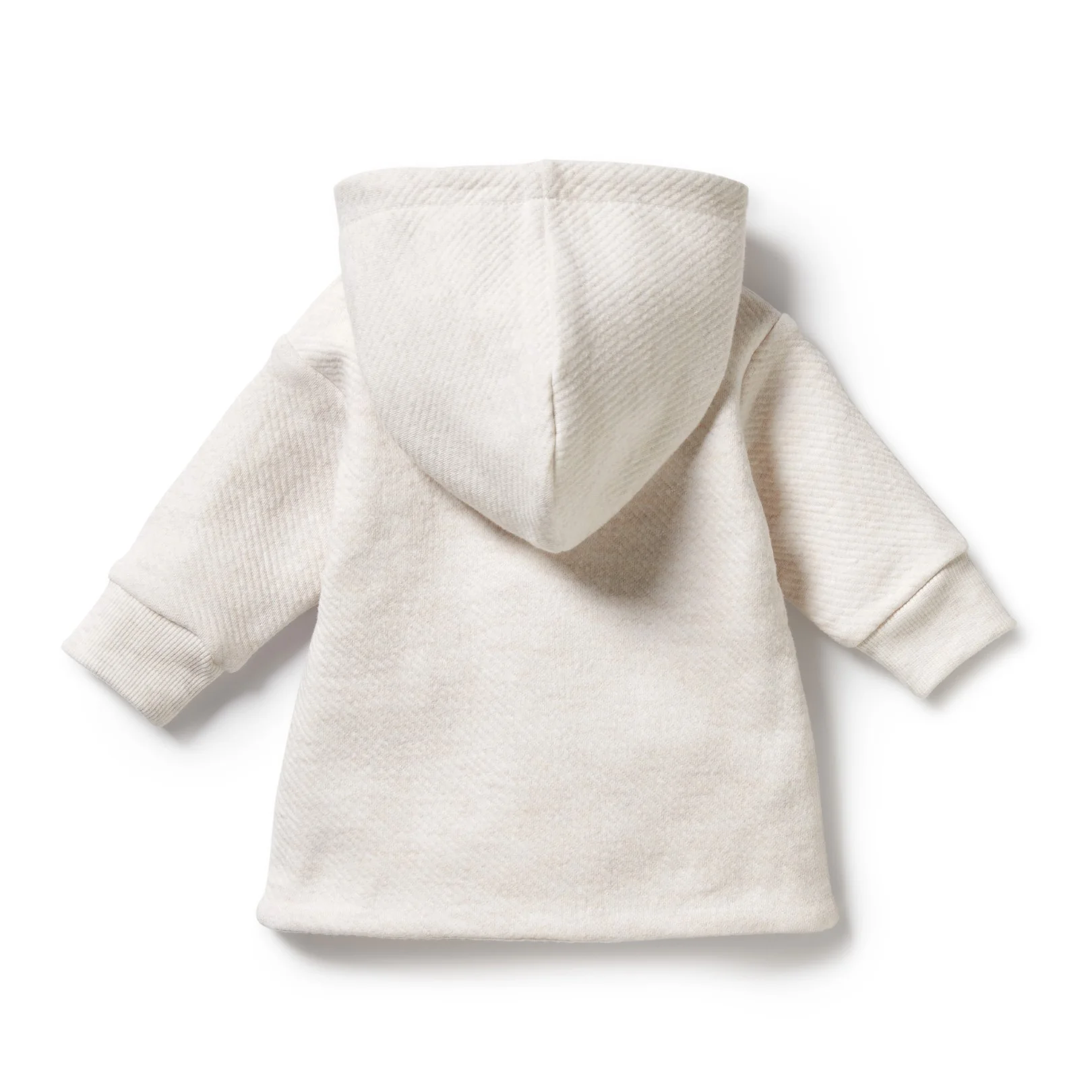 Wilson and Frenchy Organic Quilted Jacket - Oatmeal - Image 4