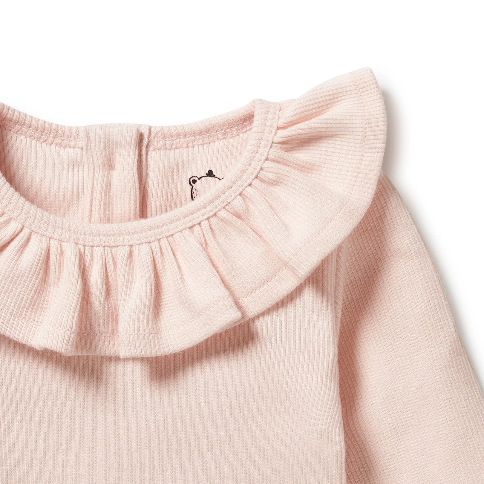 Organic Ruffle Top - Pink - Image 2